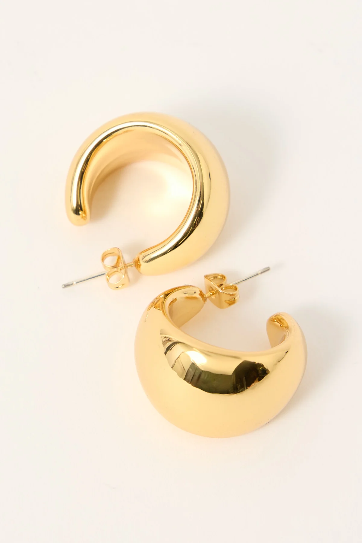 Perfect Stranger Fiona Hoop Earrings 18k Gold Plated
