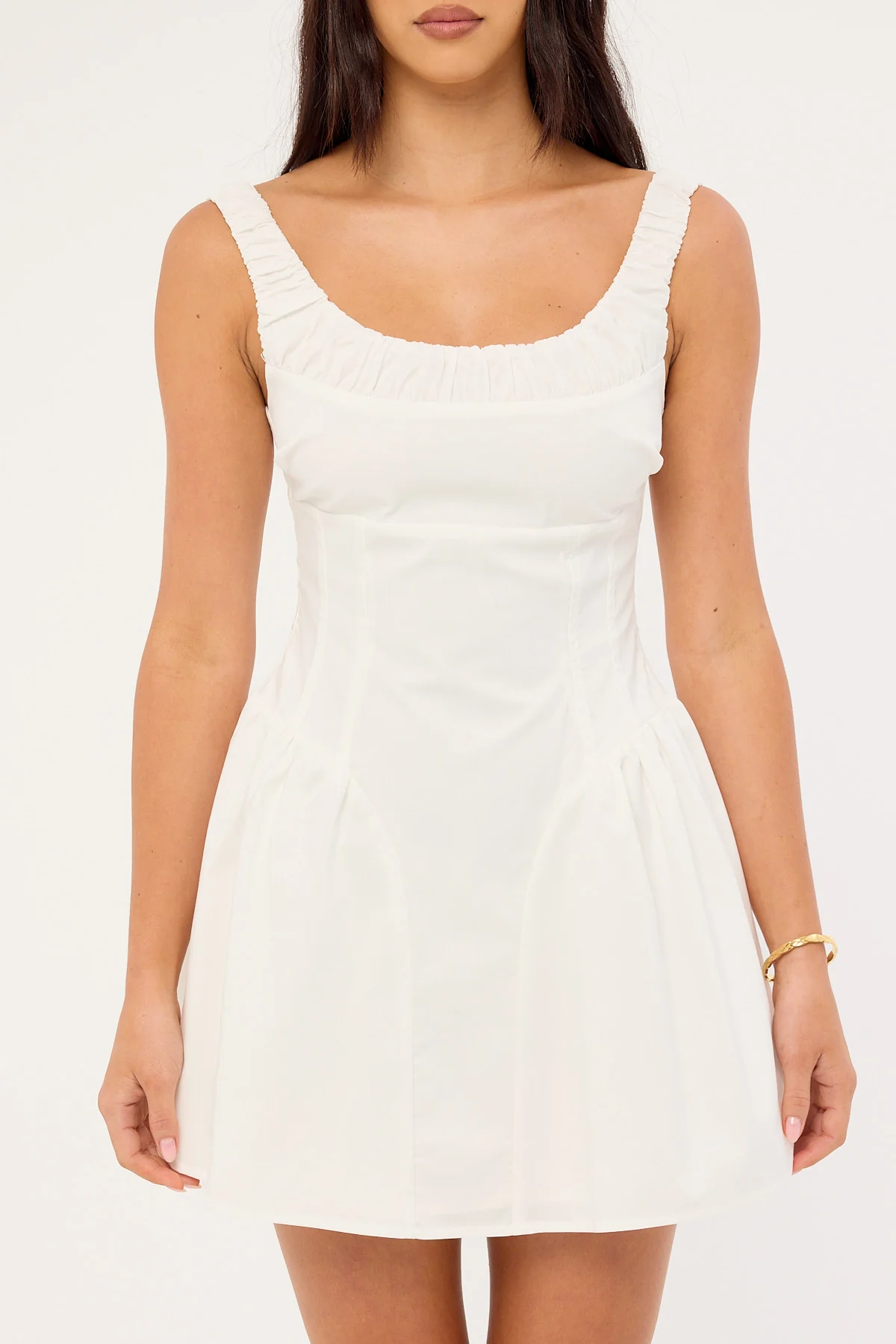 Perfect Stranger Gabrielle Corset Mini Dress White - Image 6