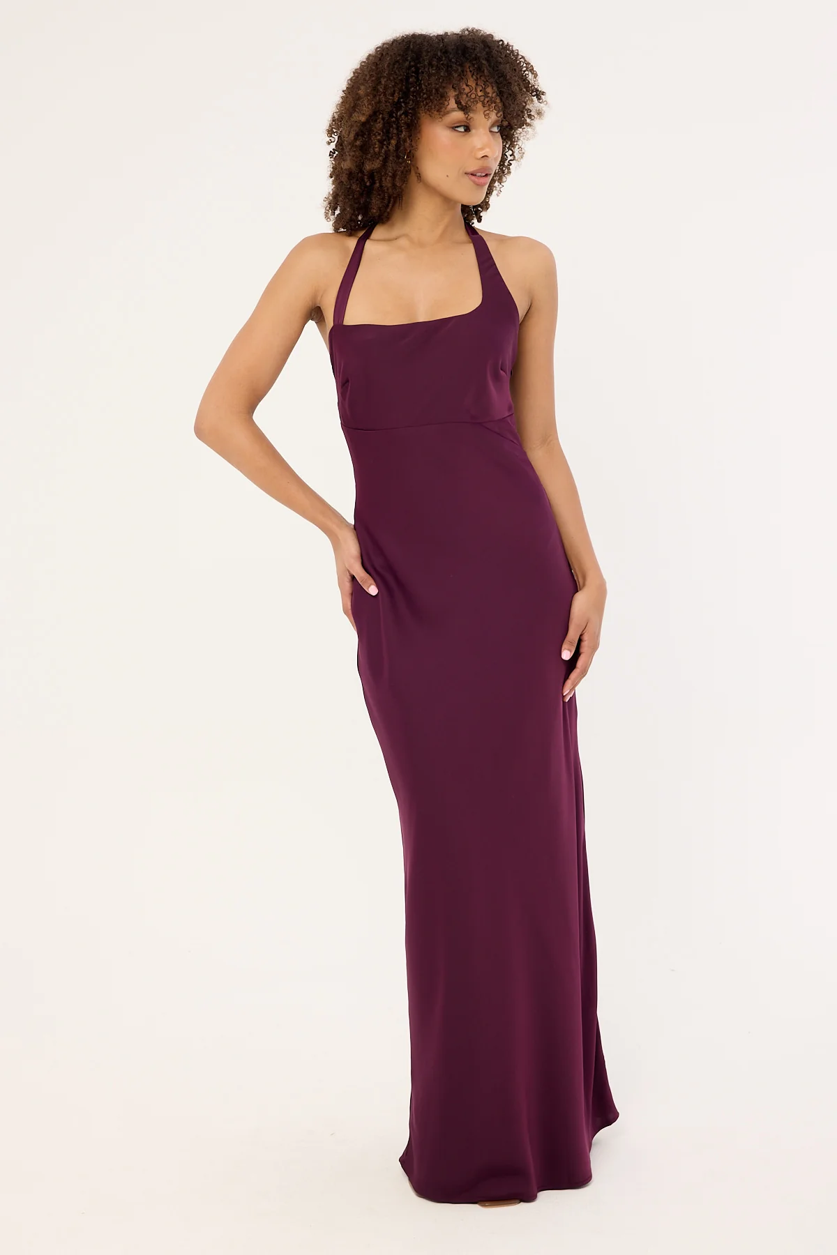 Perfect Stranger Hazel Maxi Dress Plum - Image 2