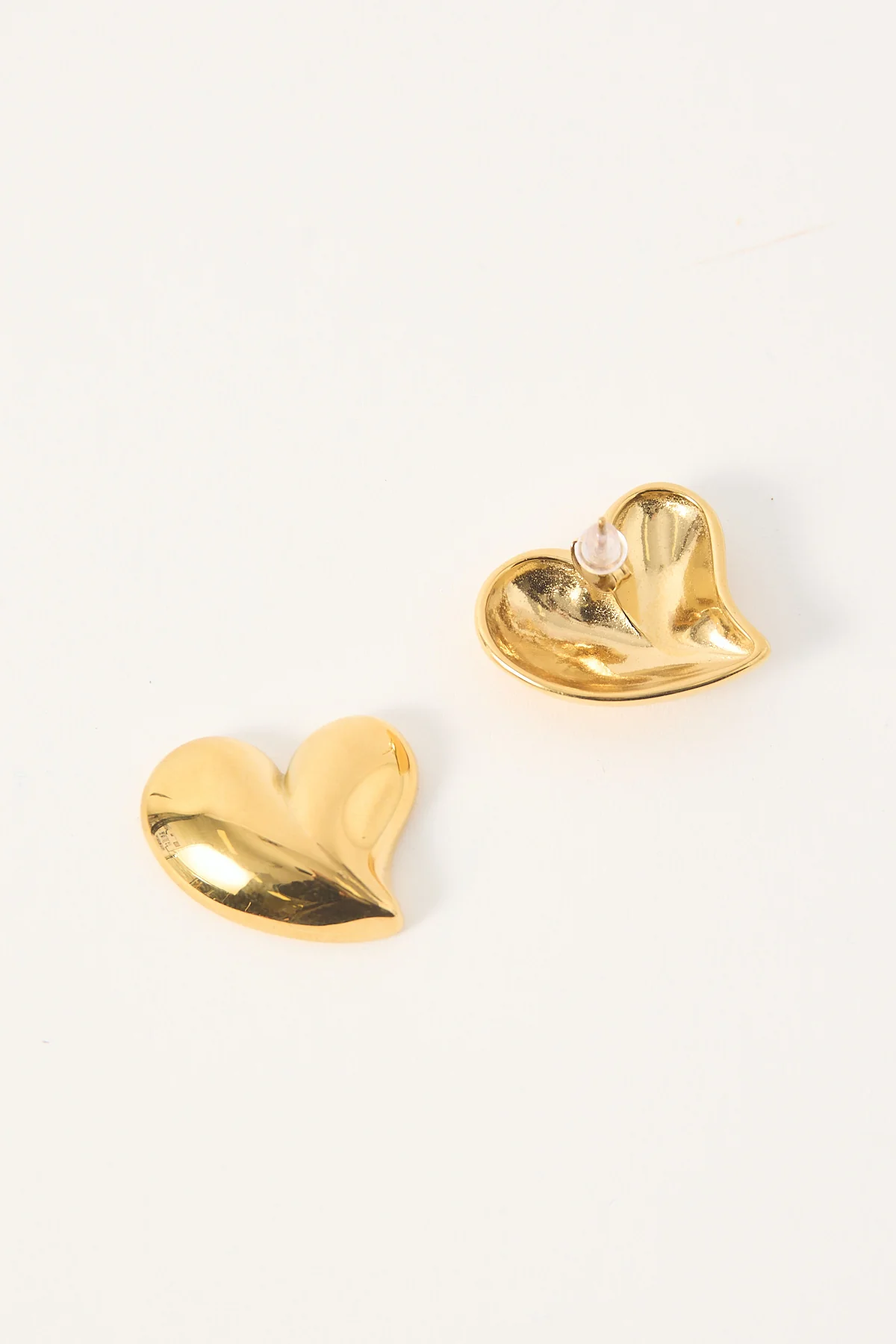 Perfect Stranger Heart of Gold Earrings 18K Gold - Image 2
