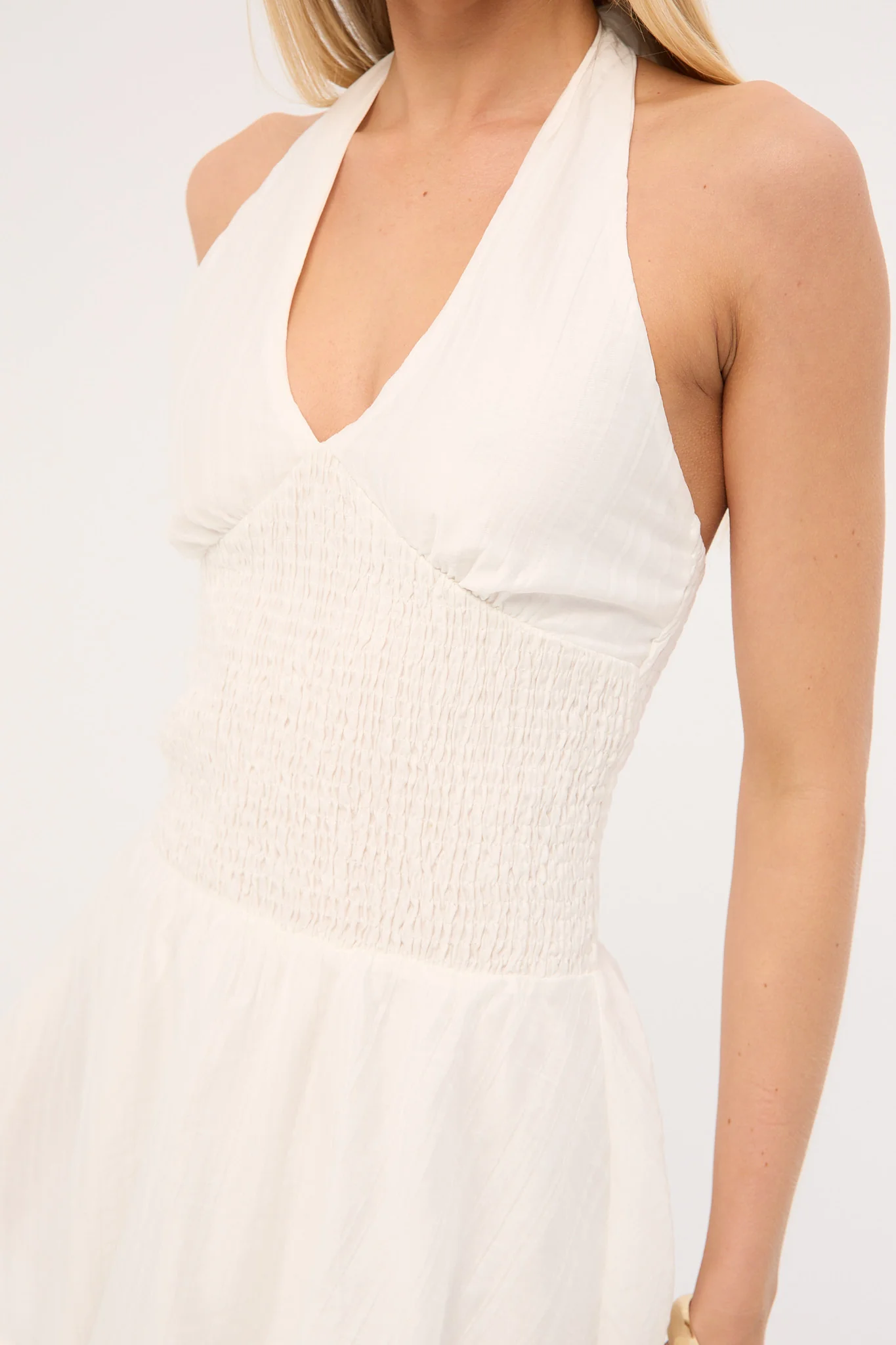 Perfect Stranger Immy Halter Mini Dress White - Image 6