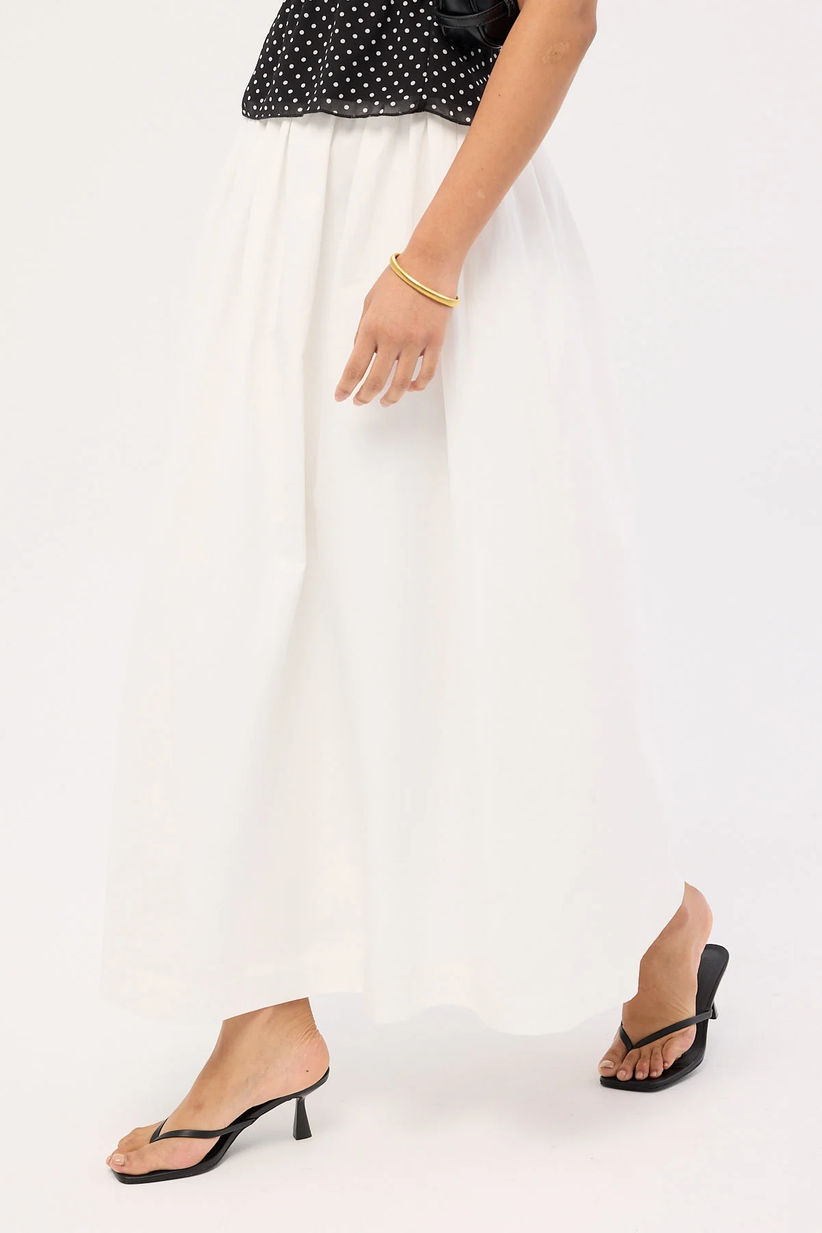 Perfect Stranger Isley Maxi Skirt White - Image 4