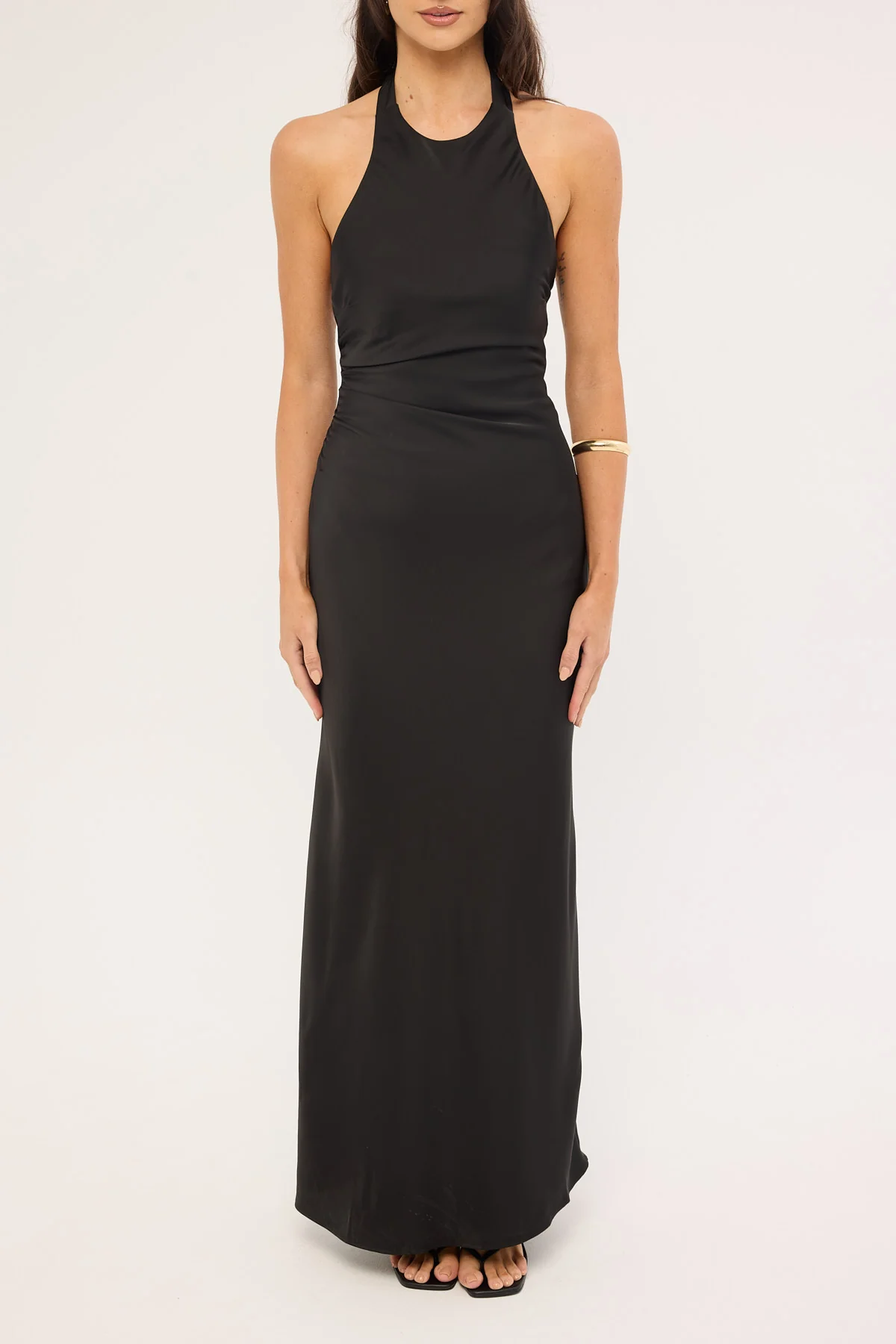 Perfect Stranger Jayde High Neck Maxi Dress Black - Image 6