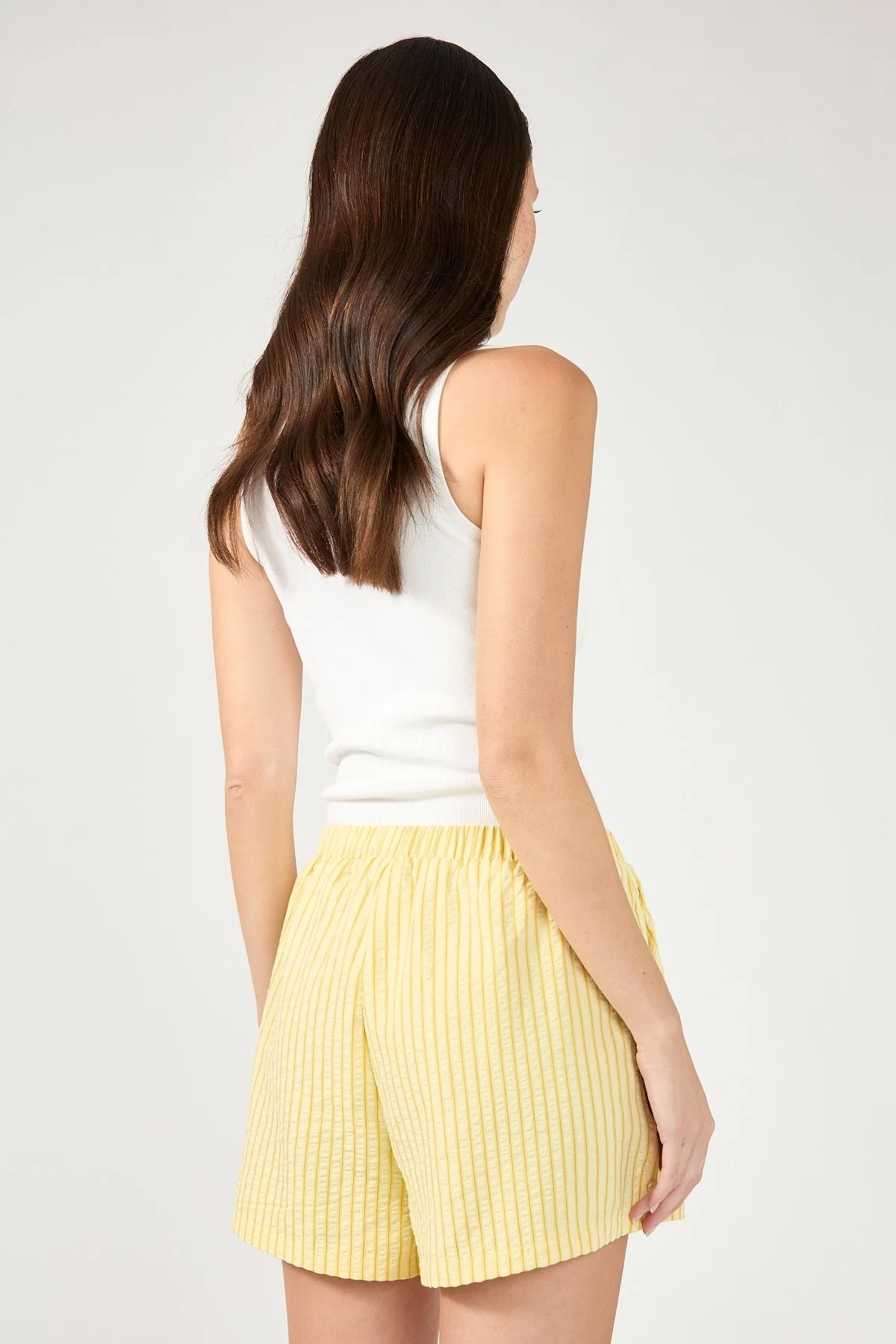 Perfect Stranger Kaili Stripe Short Lemon Stripe - Image 7