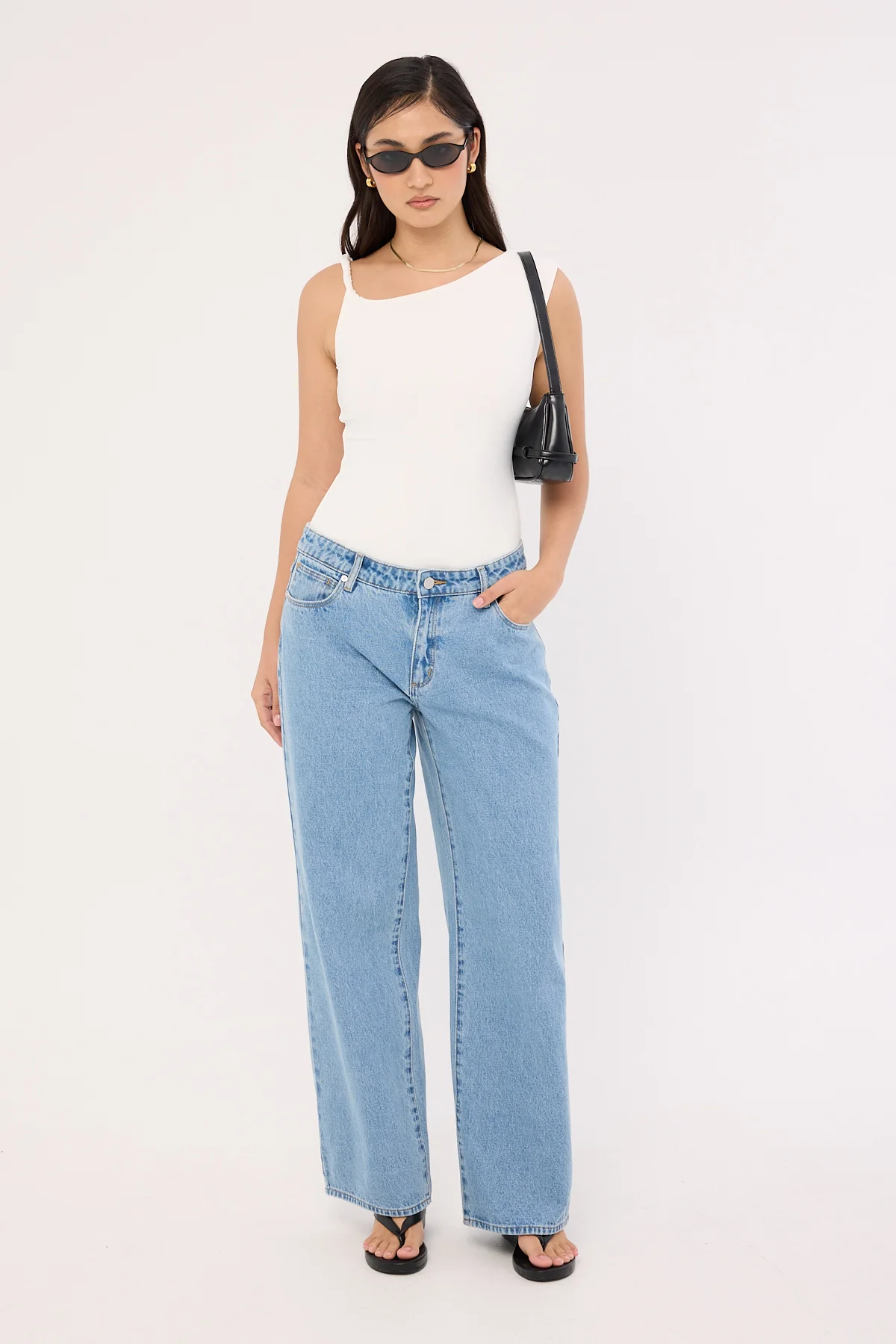 Perfect Stranger Kayla Asym Twist Bodysuit White - Image 2