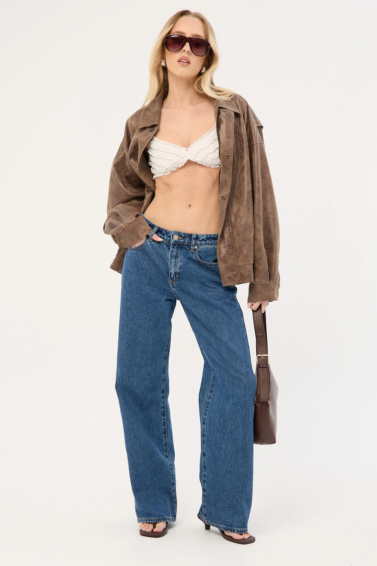 Perfect Stranger Klara Frill Bralette White - Image 2
