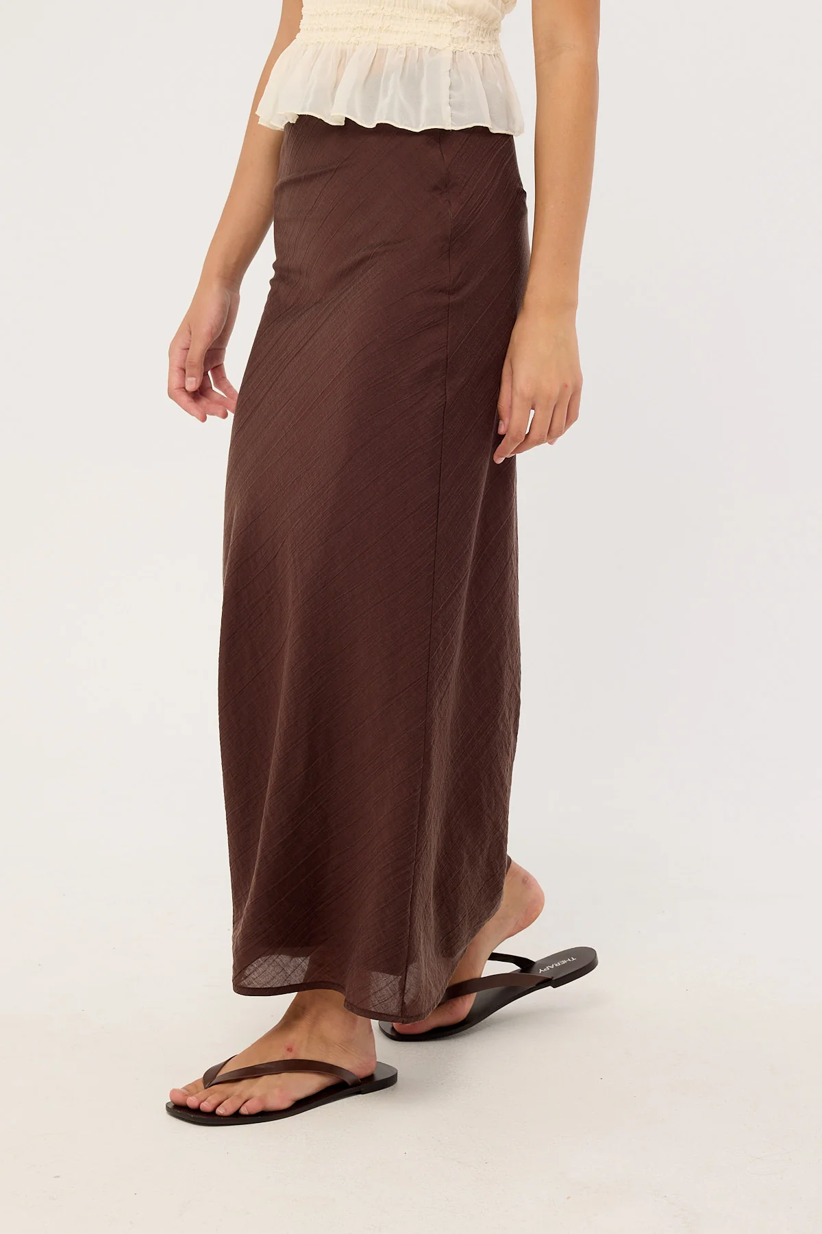 Perfect Stranger Klara Maxi Skirt Brown - Image 3