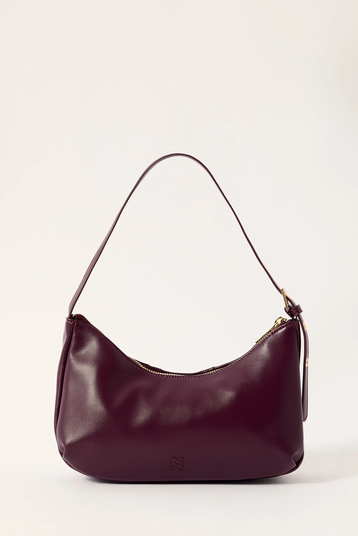 Perfect Stranger Lila Buckle Shoulder Bag Plum - Image 3