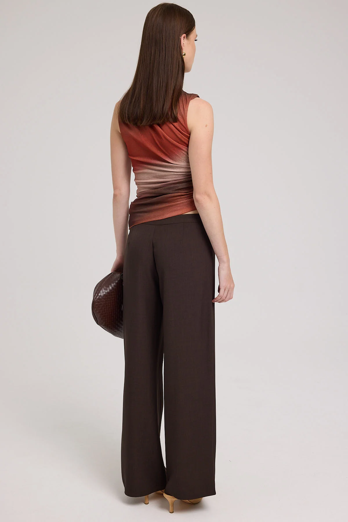 Perfect Stranger Louise Low Rise Pant Brown - Image 3