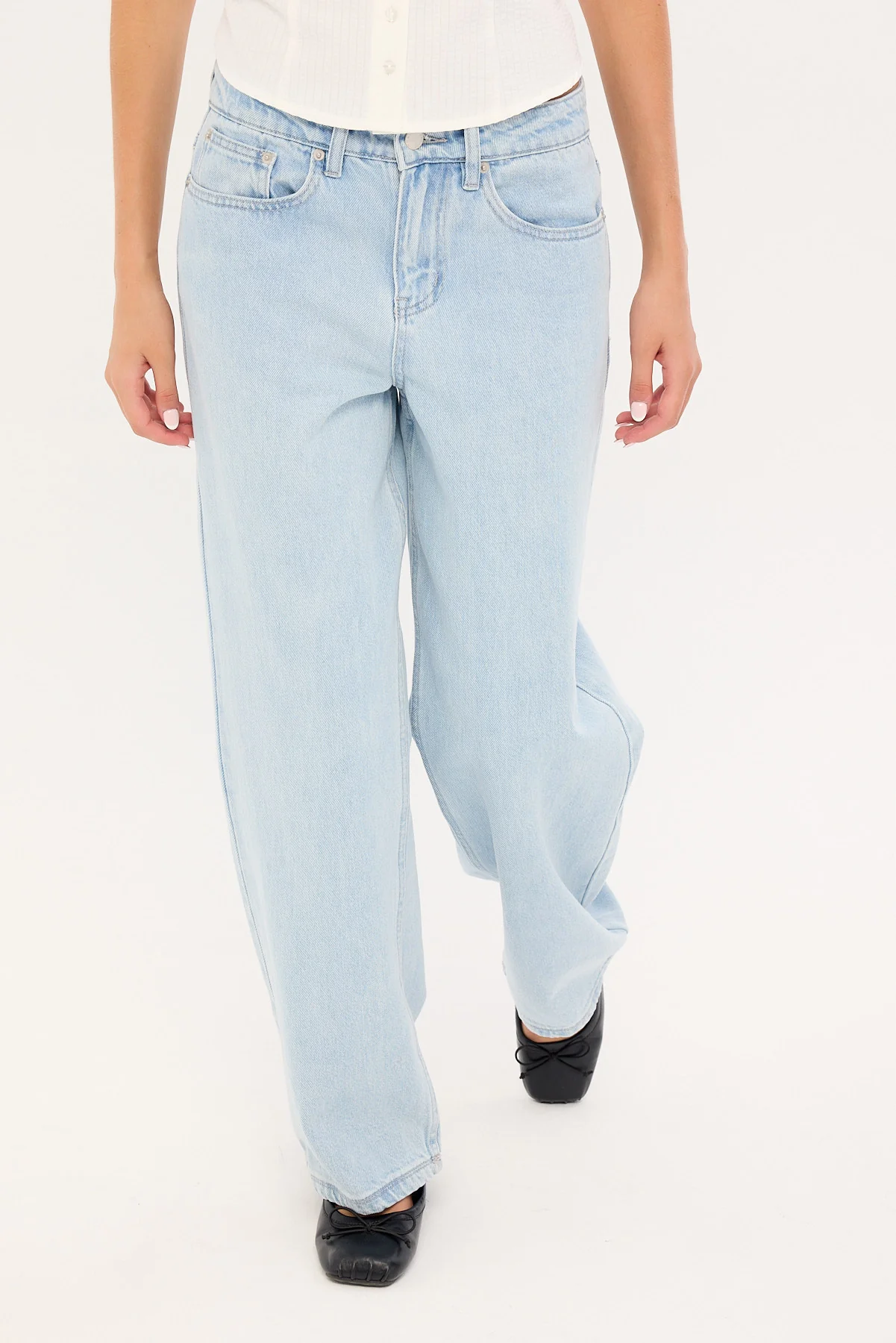 Perfect Stranger Low Rise Baggy Jean Light Blue - Image 2