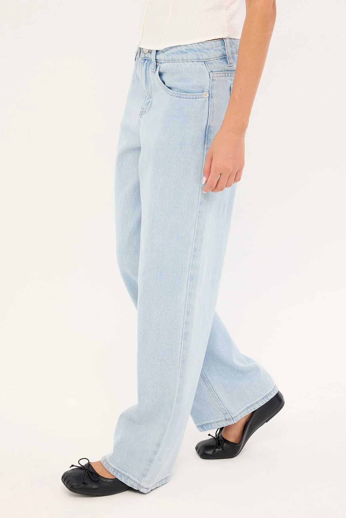 Perfect Stranger Low Rise Baggy Jean Light Blue - Image 3