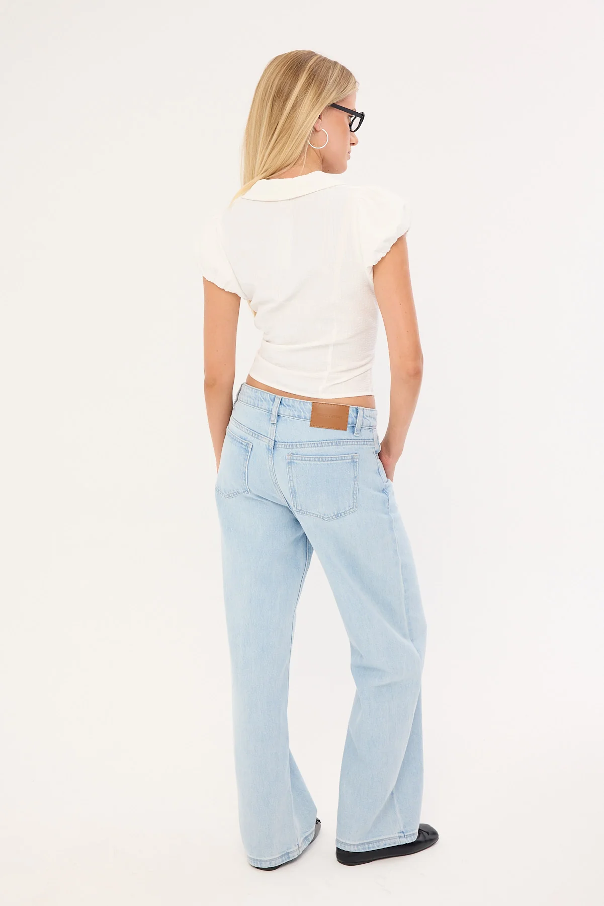 Perfect Stranger Low Rise Baggy Jean Light Blue - Image 5