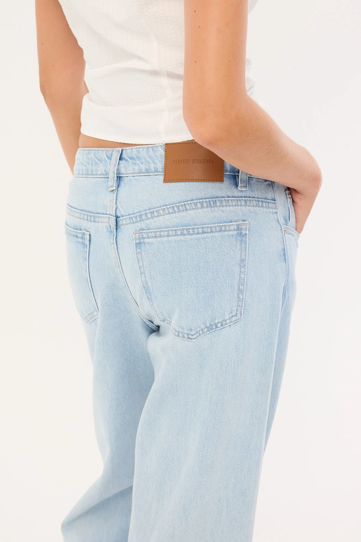 Perfect Stranger Low Rise Baggy Jean Light Blue - Image 6