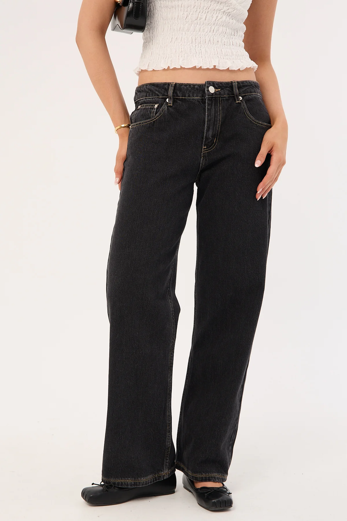 Perfect Stranger Low Rise Baggy Jean Washed Grey - Image 2