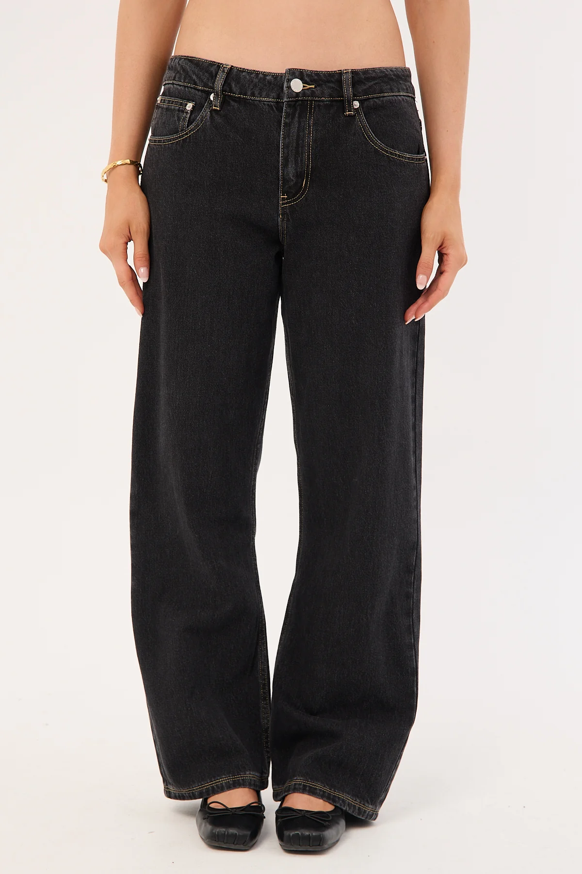 Perfect Stranger Low Rise Baggy Jean Washed Grey - Image 7