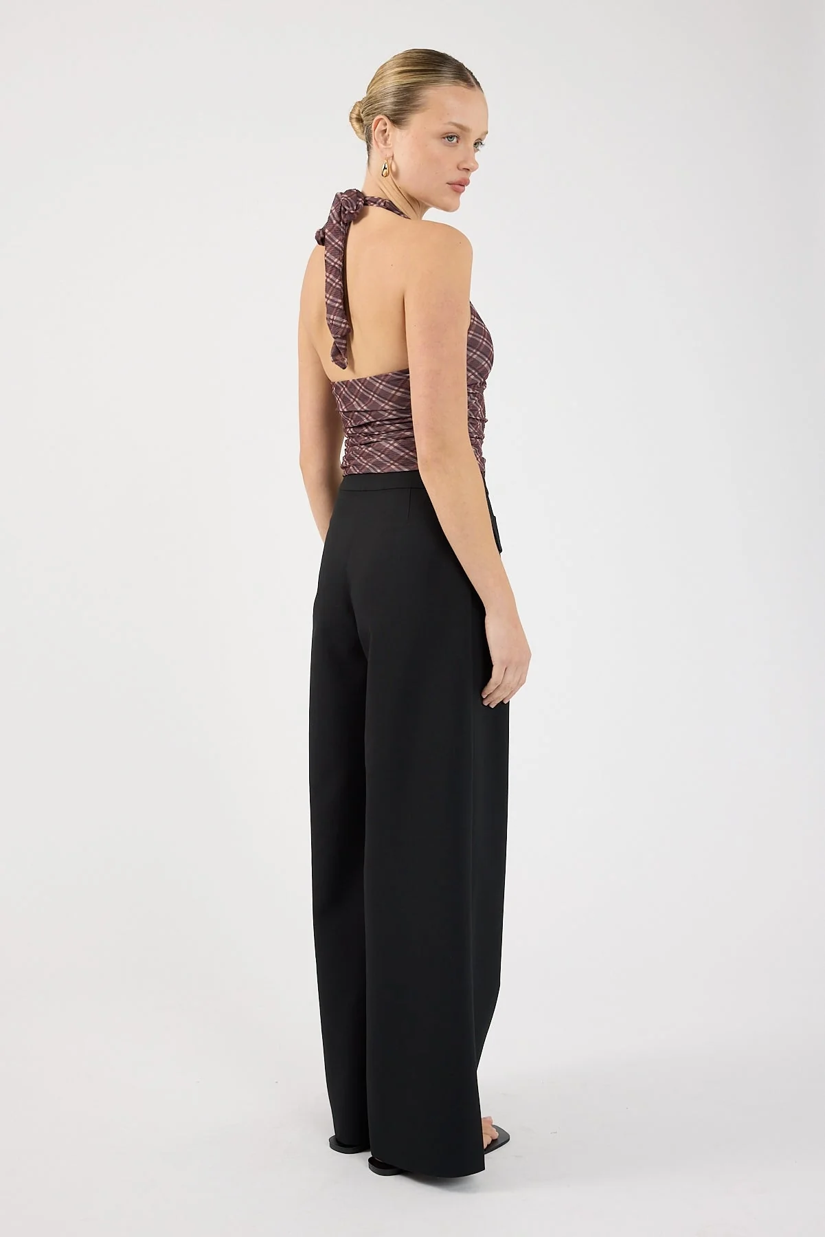 Perfect Stranger Luca Pocket Tailored Pants Black - Image 5