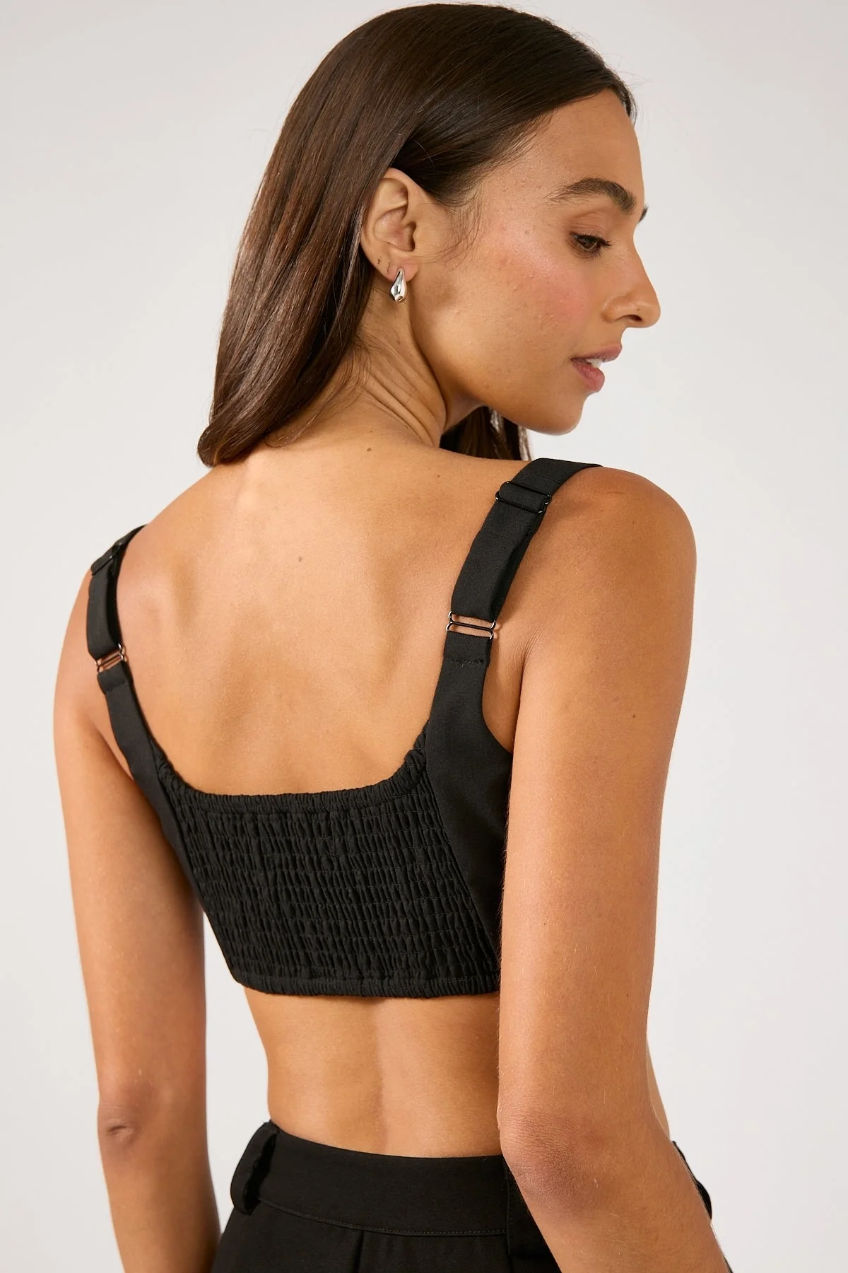 Perfect Stranger Luca V Neck Bralette Black - Image 6