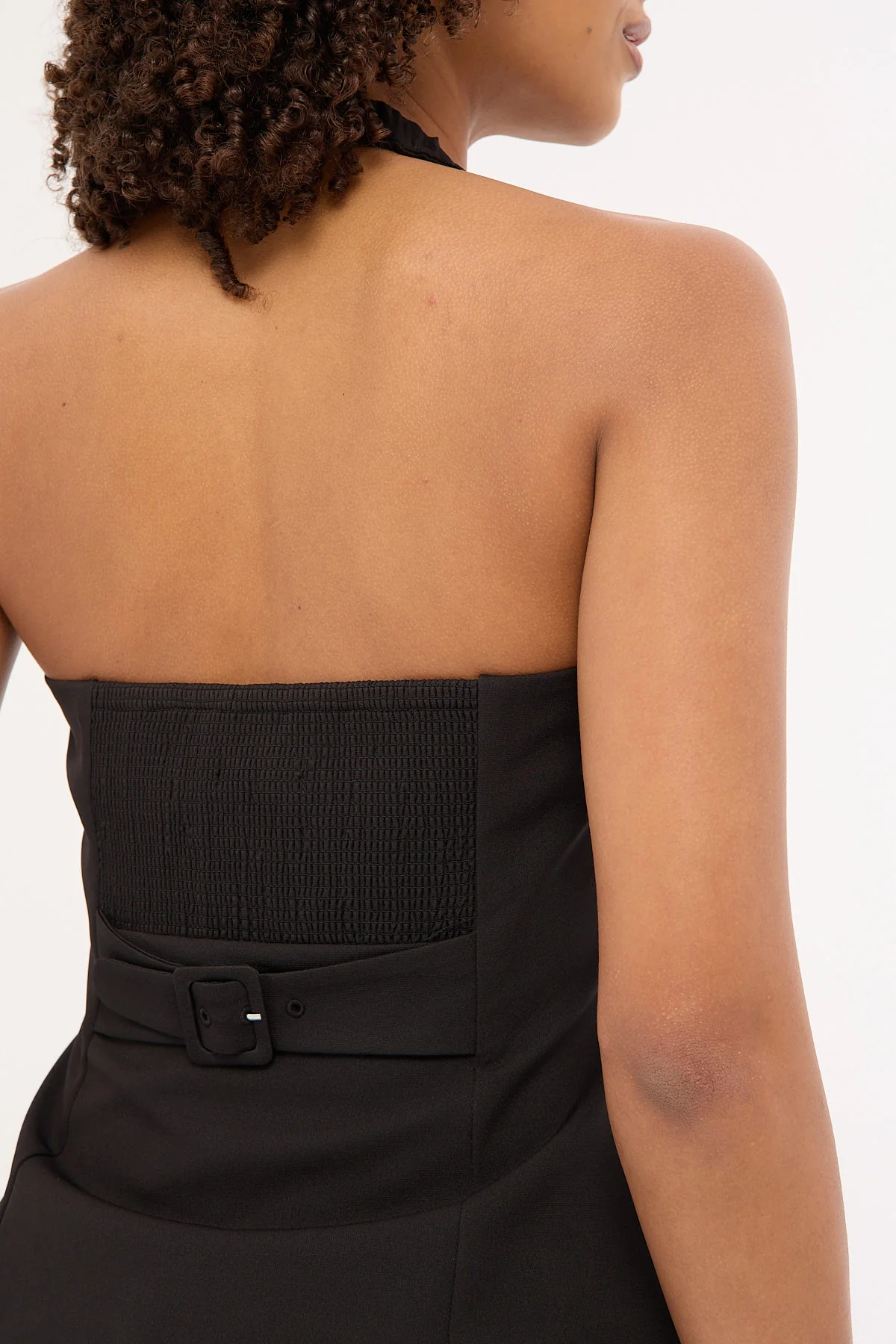 Perfect Stranger Lulu Halter Tailored Vest Black - Image 6