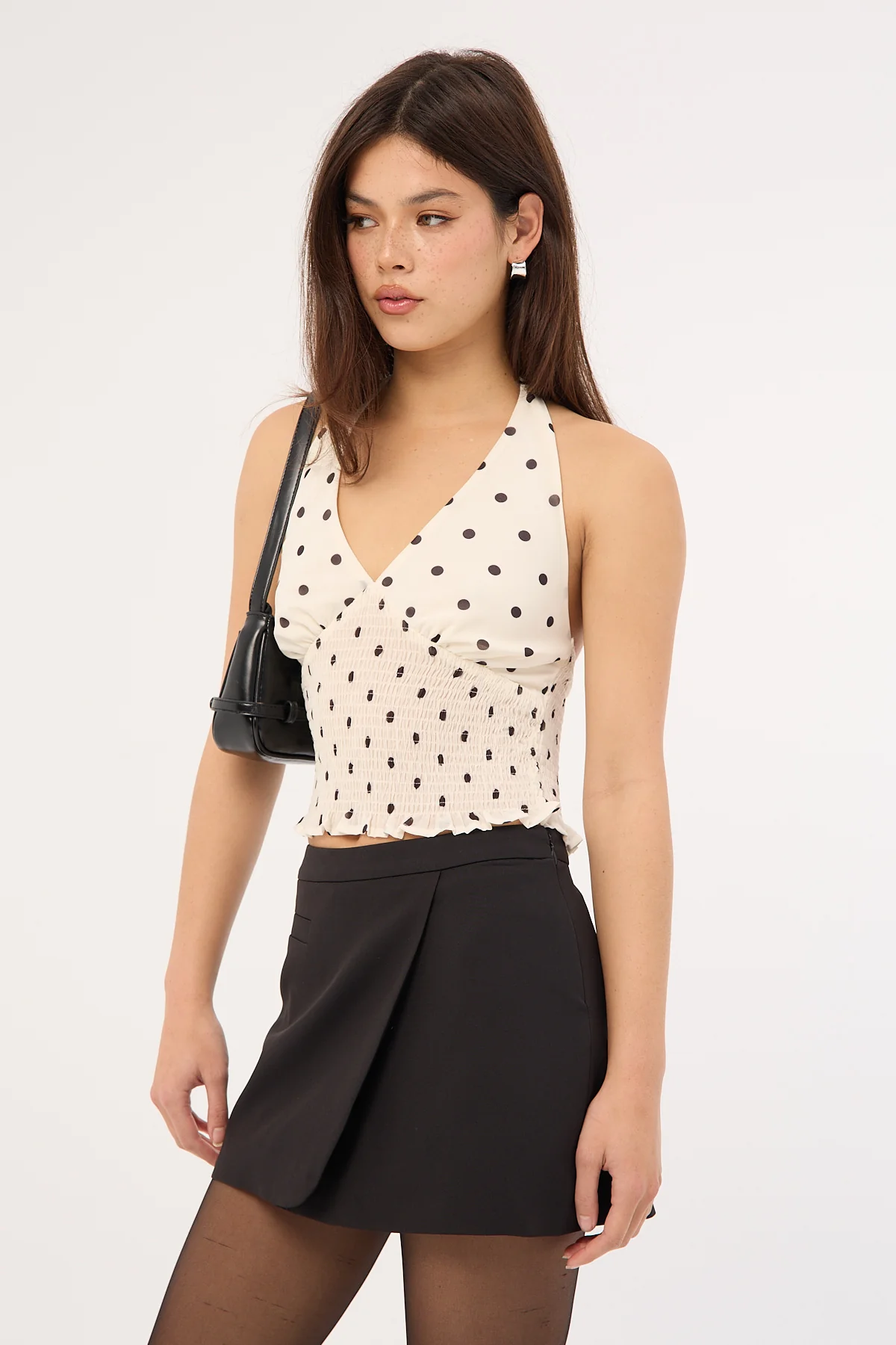 Perfect Stranger Lupa Mid Rise Skort Black - Image 3