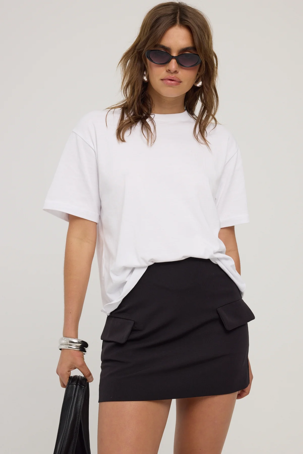 Perfect Stranger Maeve Tailored Mini Skirt Black - Image 2