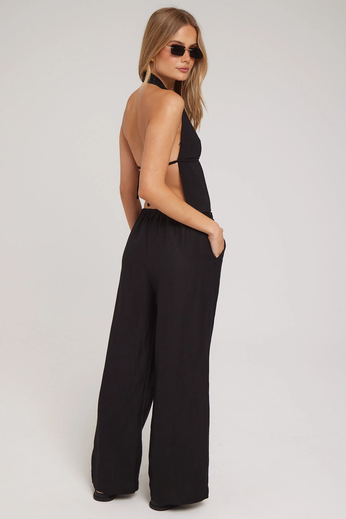 Perfect Stranger Majorca Beach Pant Black - Image 3