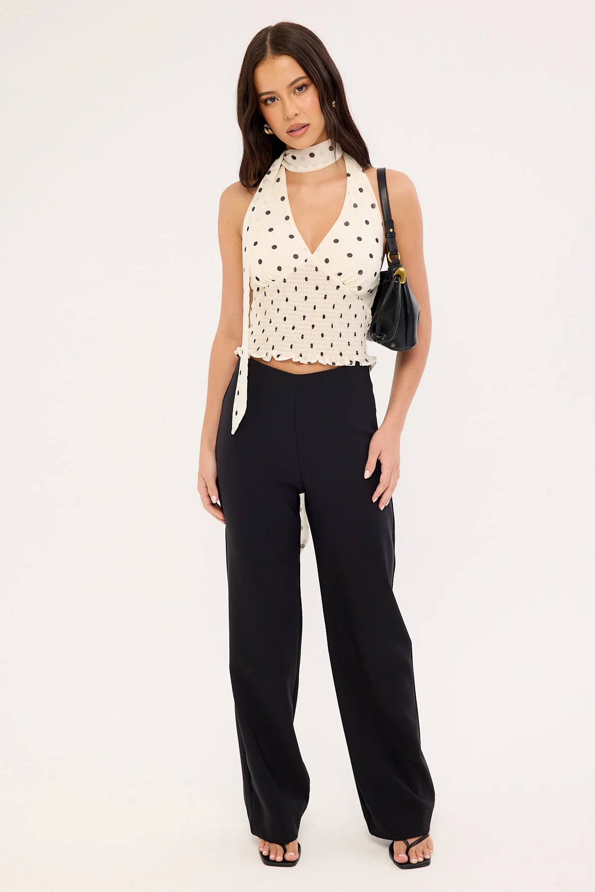 Perfect Stranger Margaux High Rise Pants Black