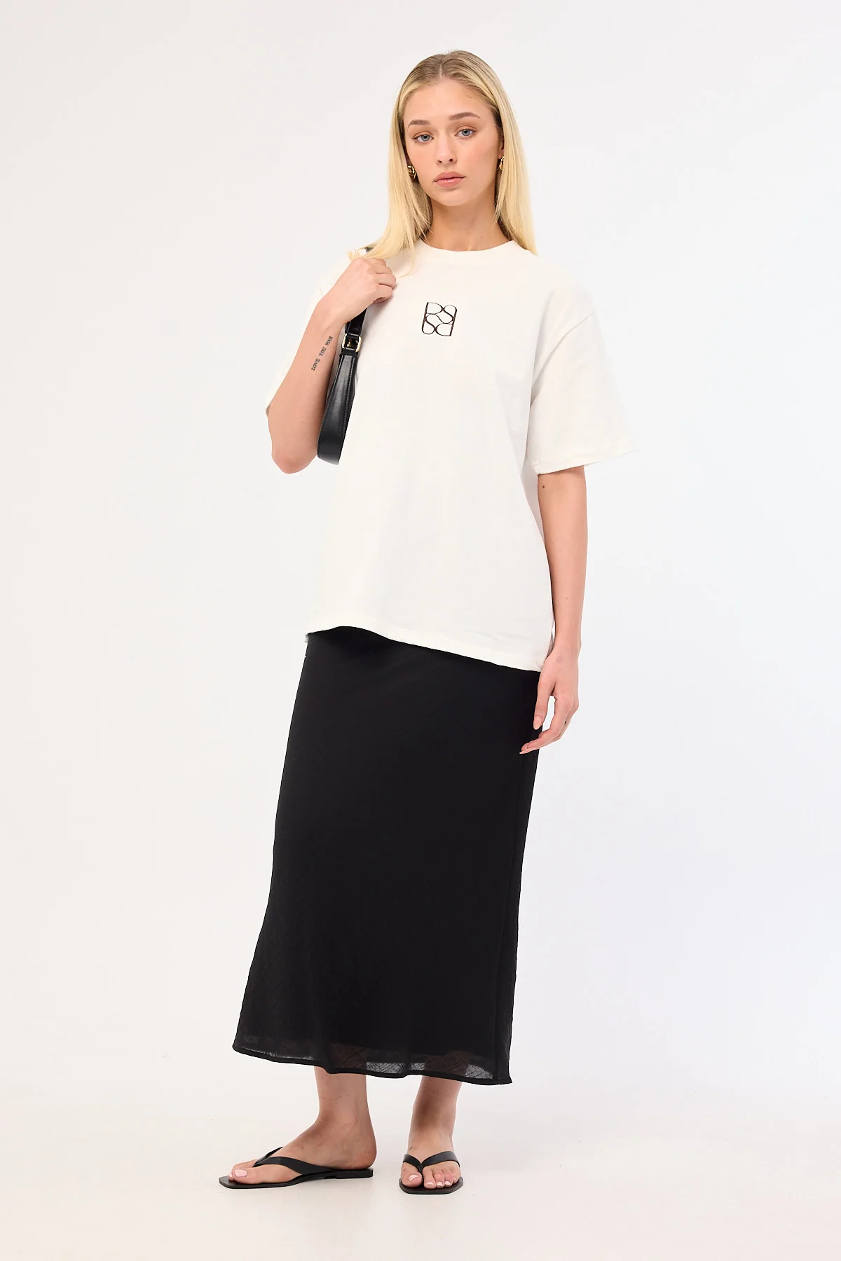 Perfect Stranger Marybelle Maxi Skirt Black - Image 3