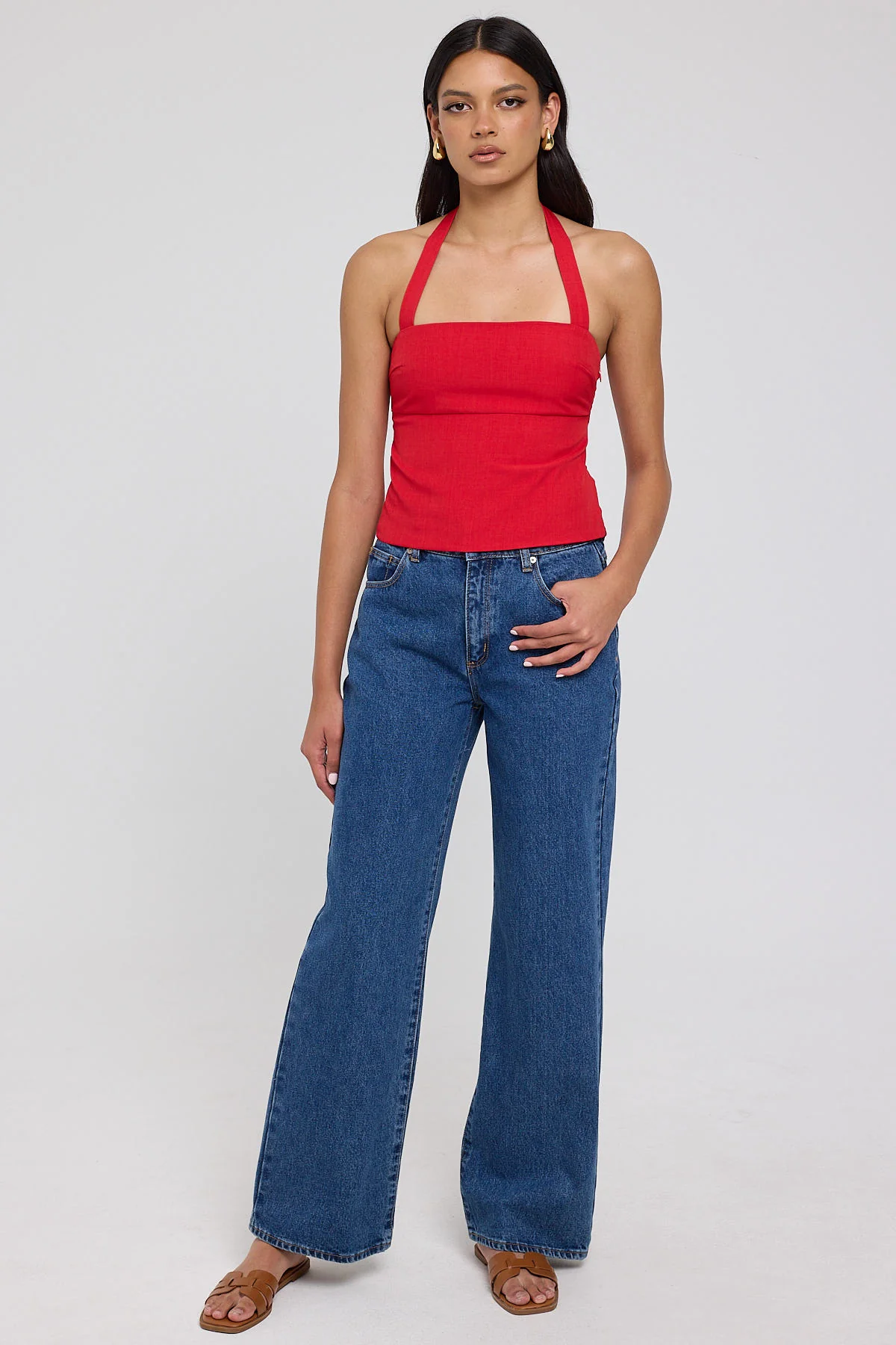 Perfect Stranger Matisse Halter Top Red - Image 2
