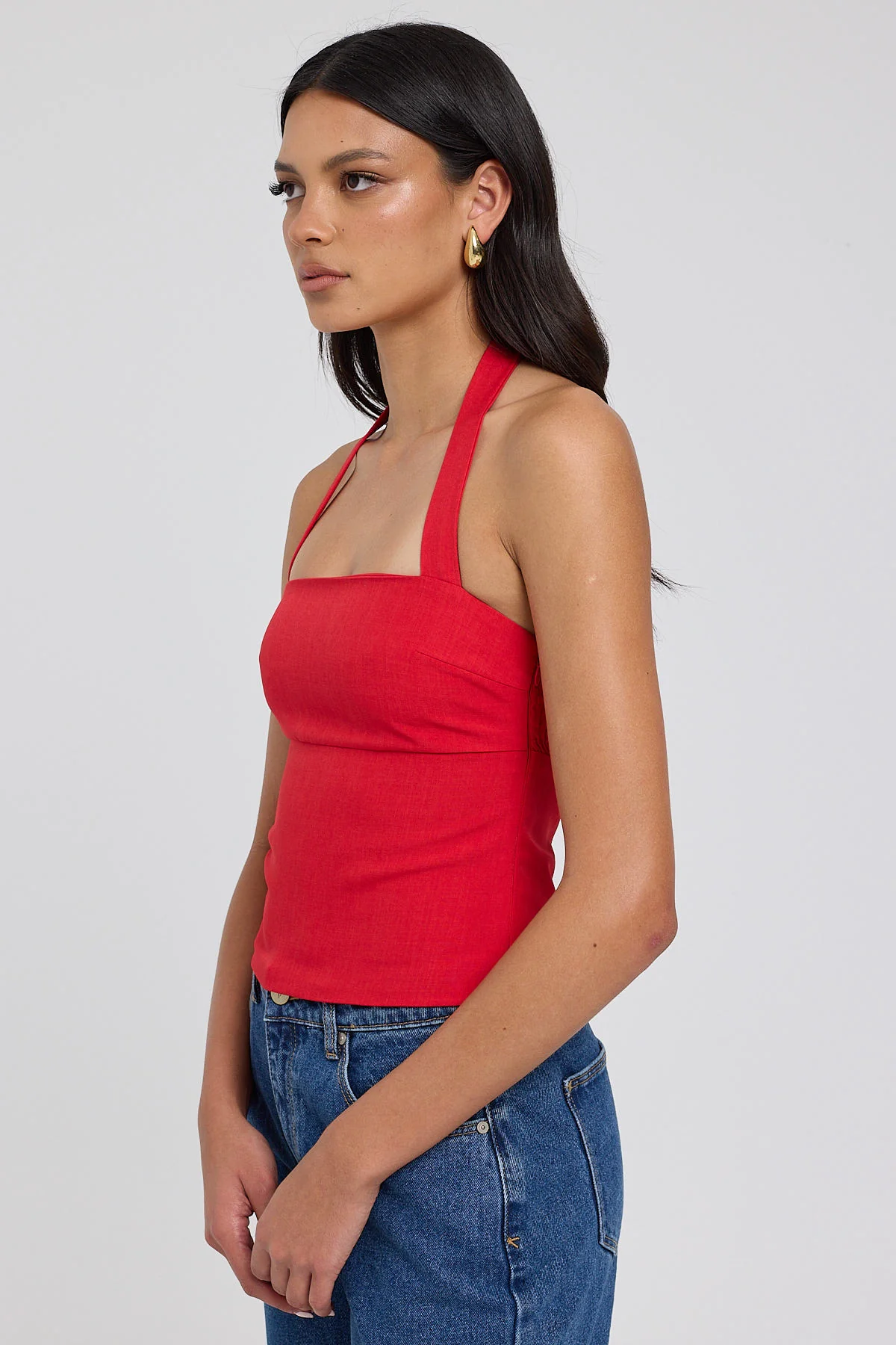 Perfect Stranger Matisse Halter Top Red - Image 3