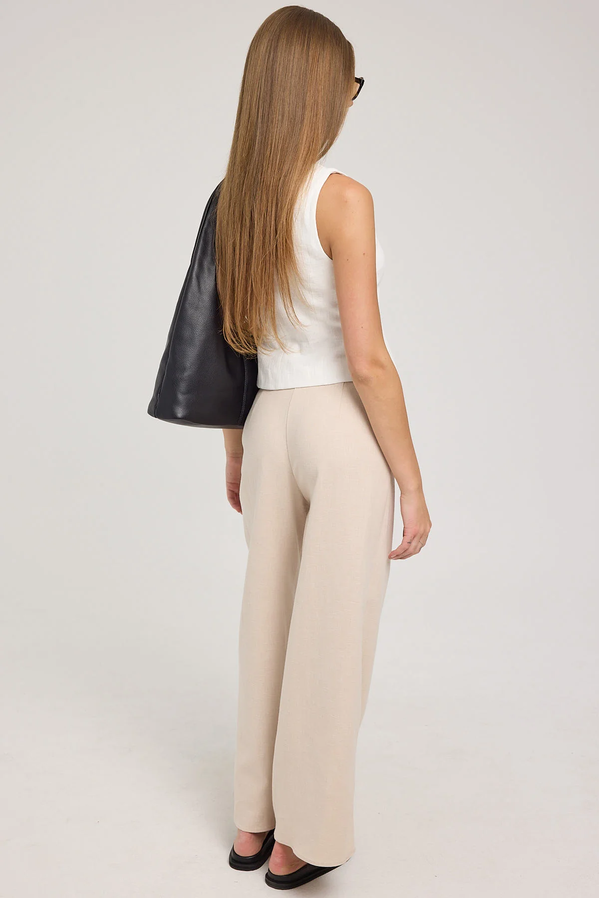 Perfect Stranger Menorca Linen Pant Oatmeal - Image 3