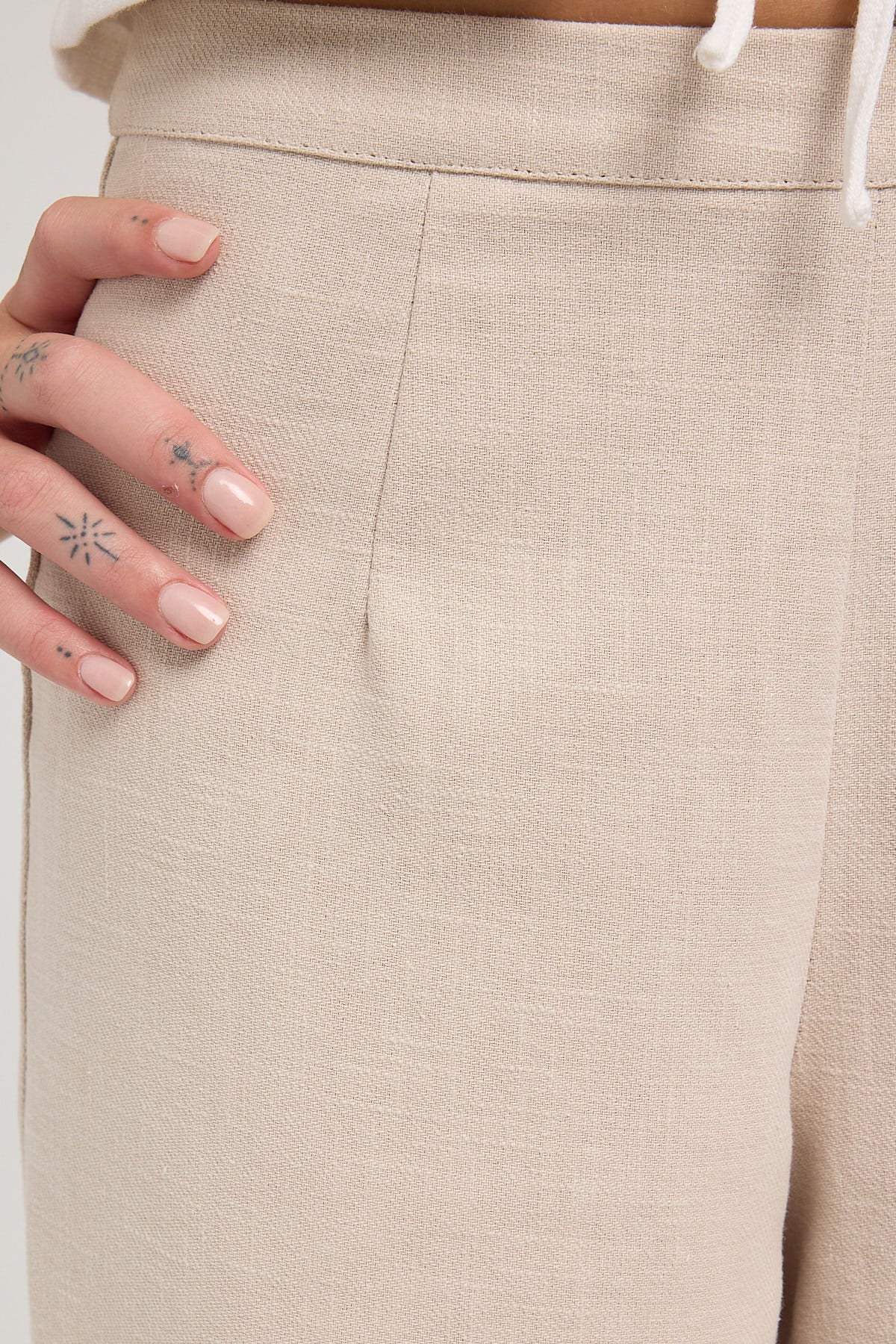 Perfect Stranger Menorca Linen Pant Oatmeal - Image 4