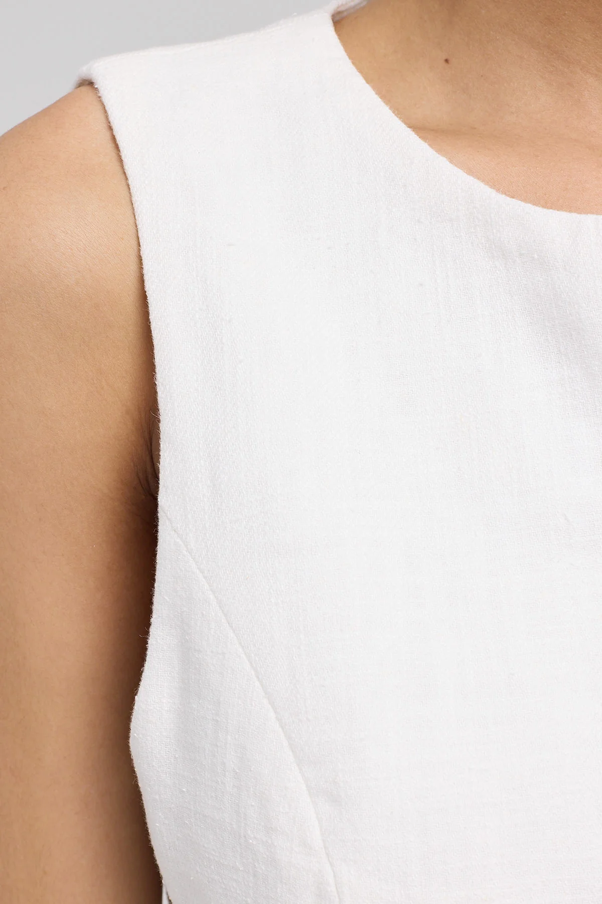 Perfect Stranger Menorca Long Line Vest White - Image 6