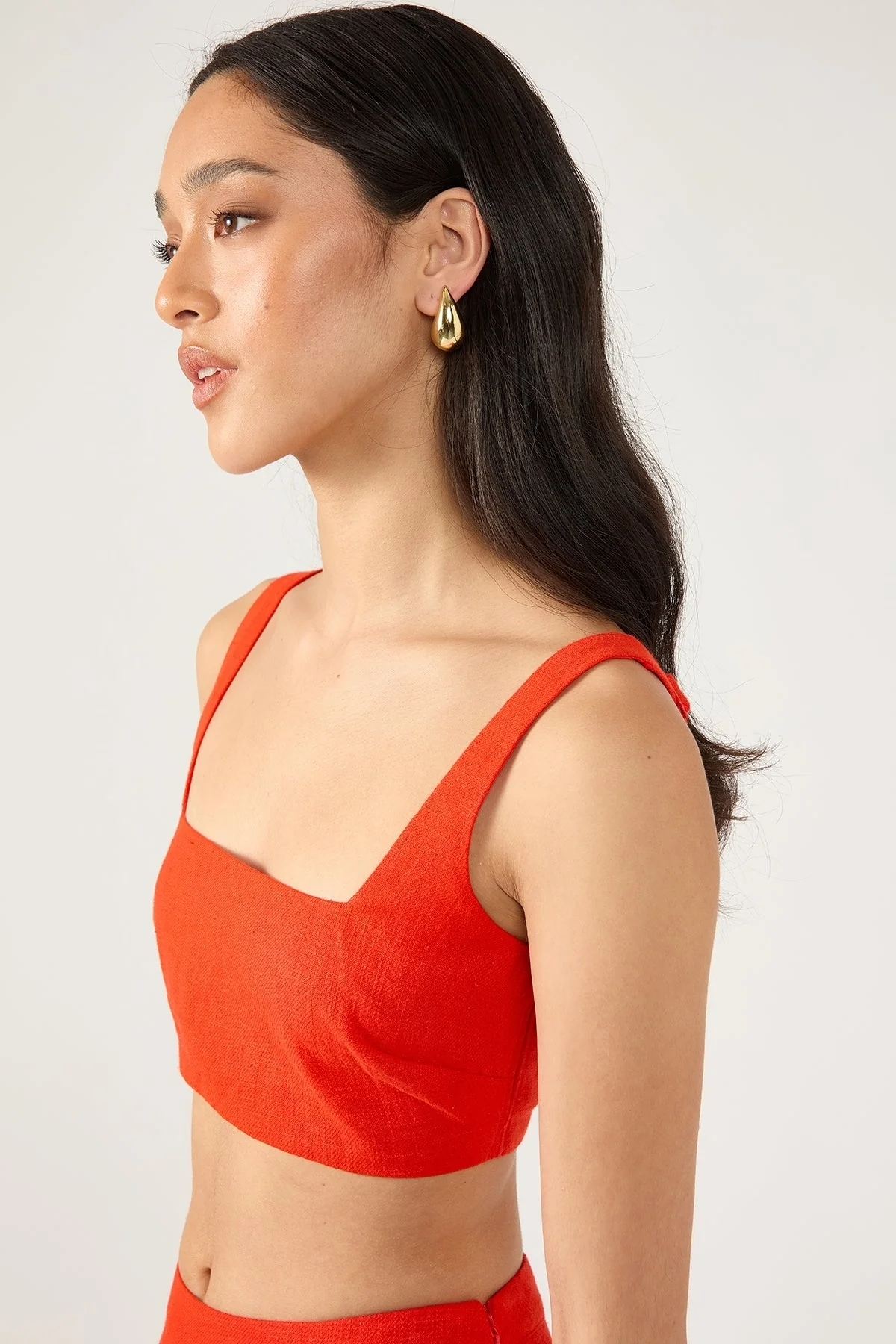 Perfect Stranger Menorca Square Neck Bralette Red - Image 5