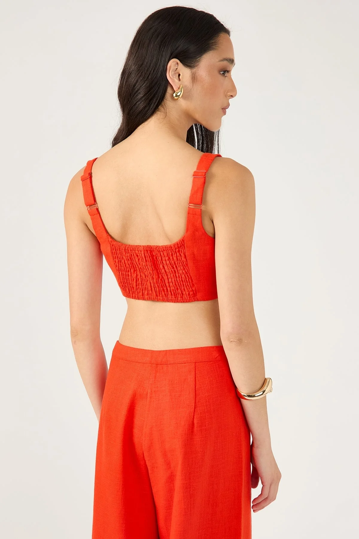 Perfect Stranger Menorca Square Neck Bralette Red - Image 6