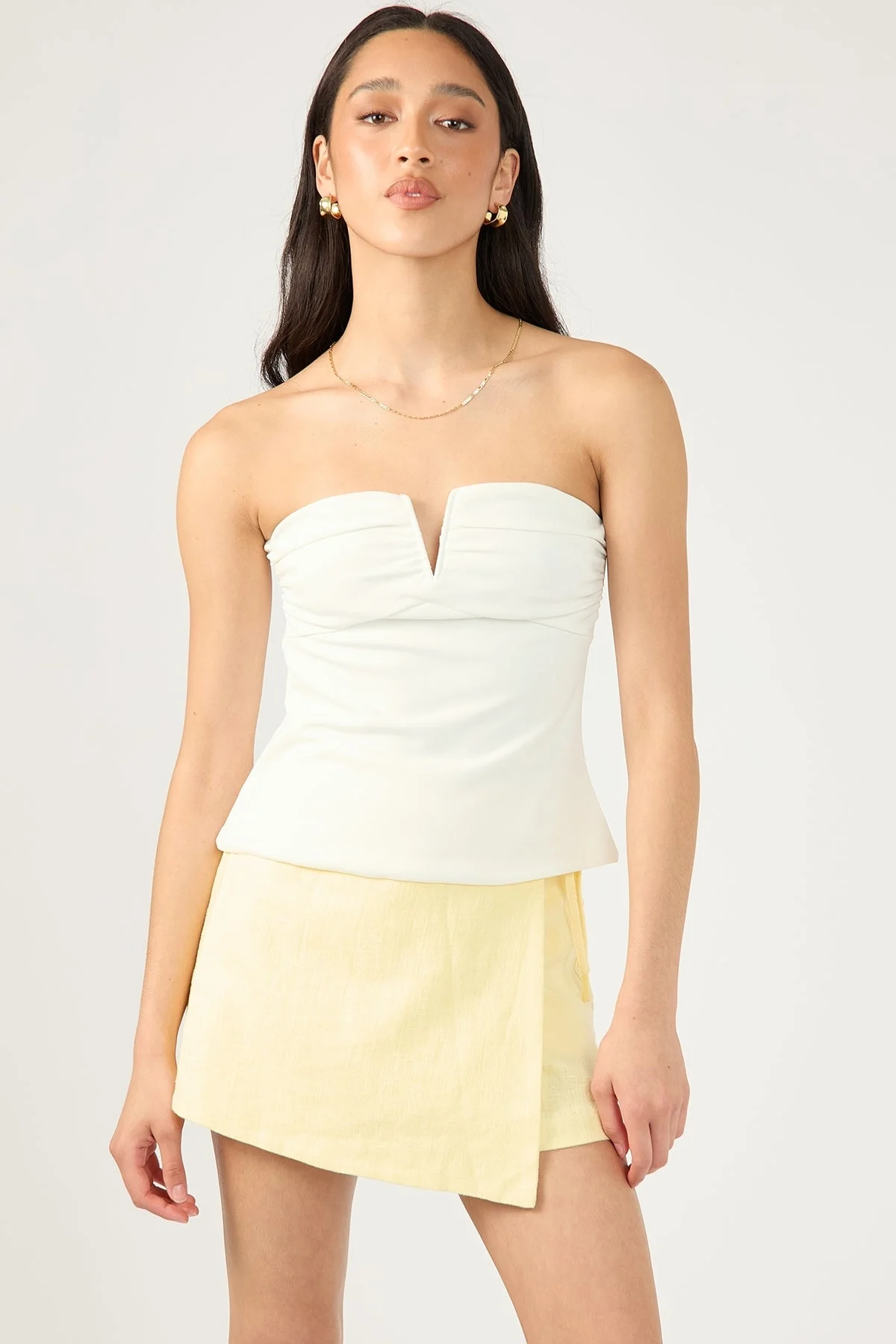 Perfect Stranger Menorca Tie up Skort Lemon - Image 3