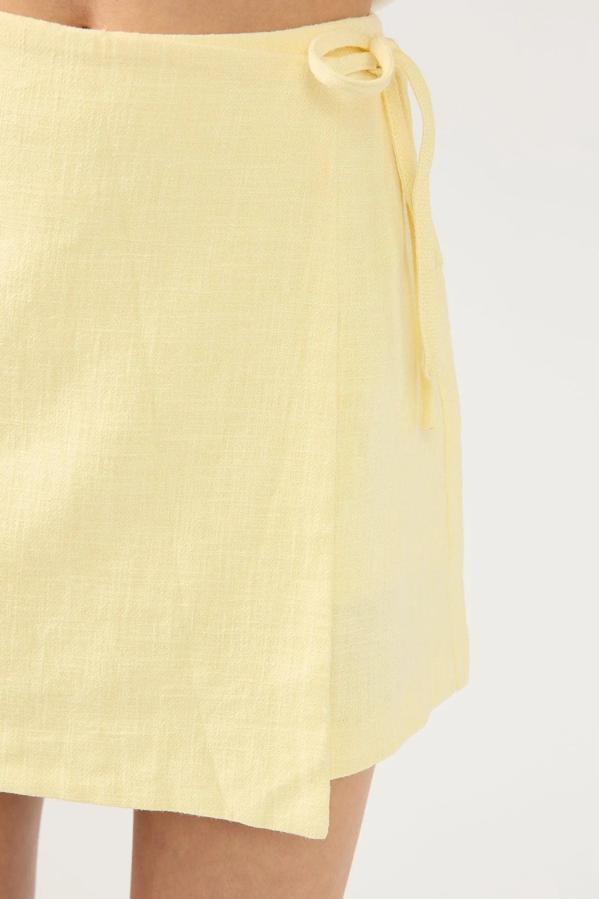 Perfect Stranger Menorca Tie up Skort Lemon - Image 6