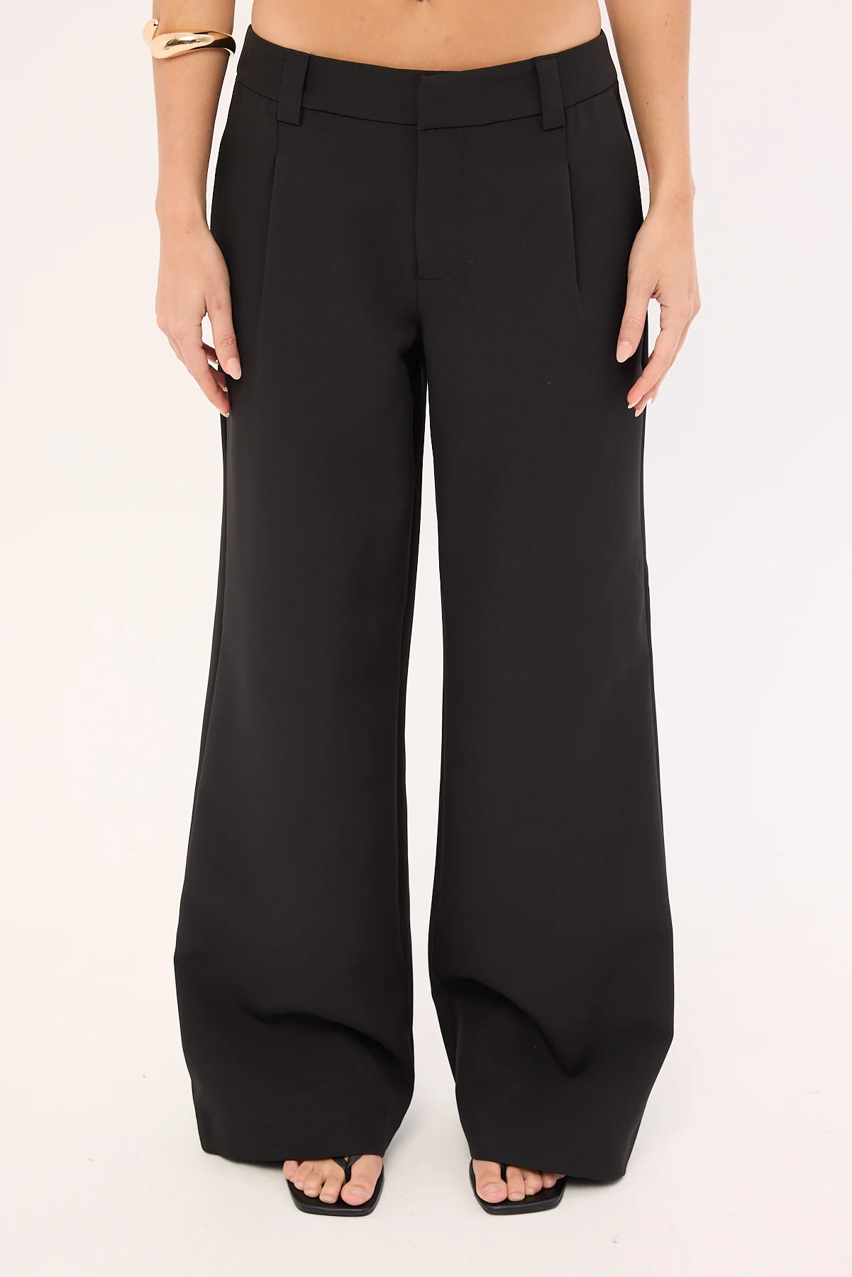 Perfect Stranger Mia Straight Low Rise Pants Black - Image 9