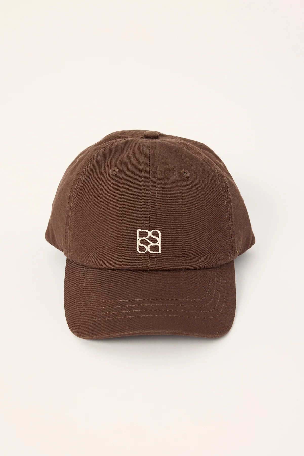 Perfect Stranger Monogram Cap Brown
