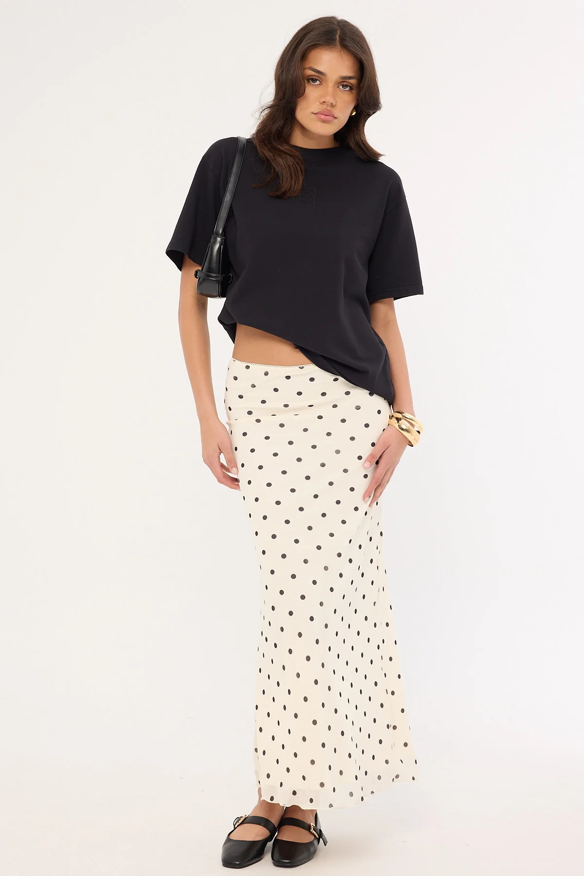 Perfect Stranger Monogram Oversized Tee Washed Black - Image 2