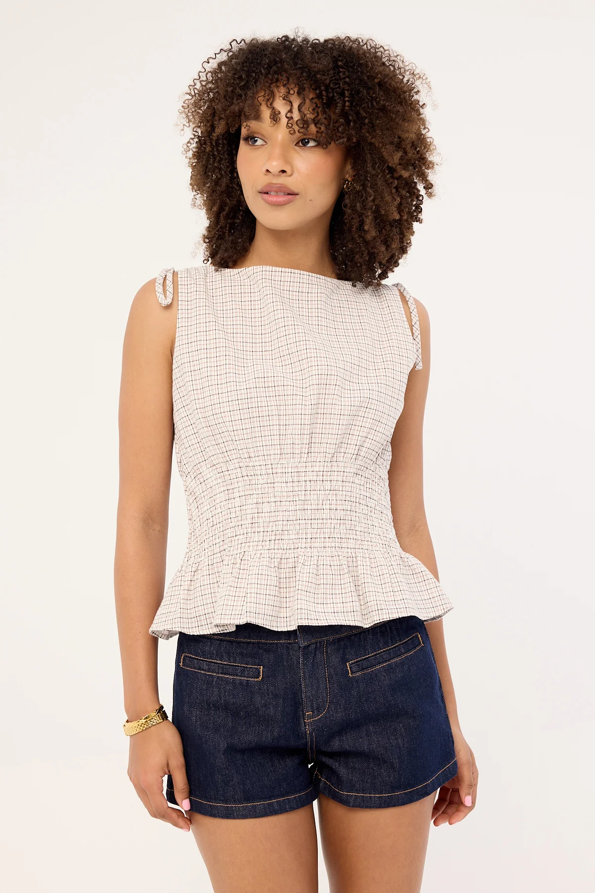 Perfect Stranger Myra Low Rise Denim Short Dark Blue Denim - Image 2