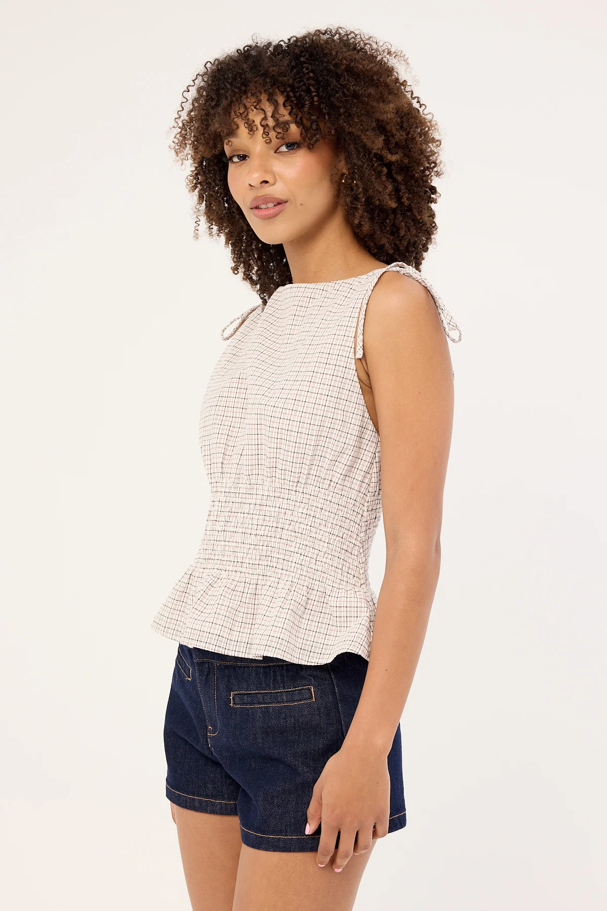 Perfect Stranger Myra Low Rise Denim Short Dark Blue Denim - Image 3
