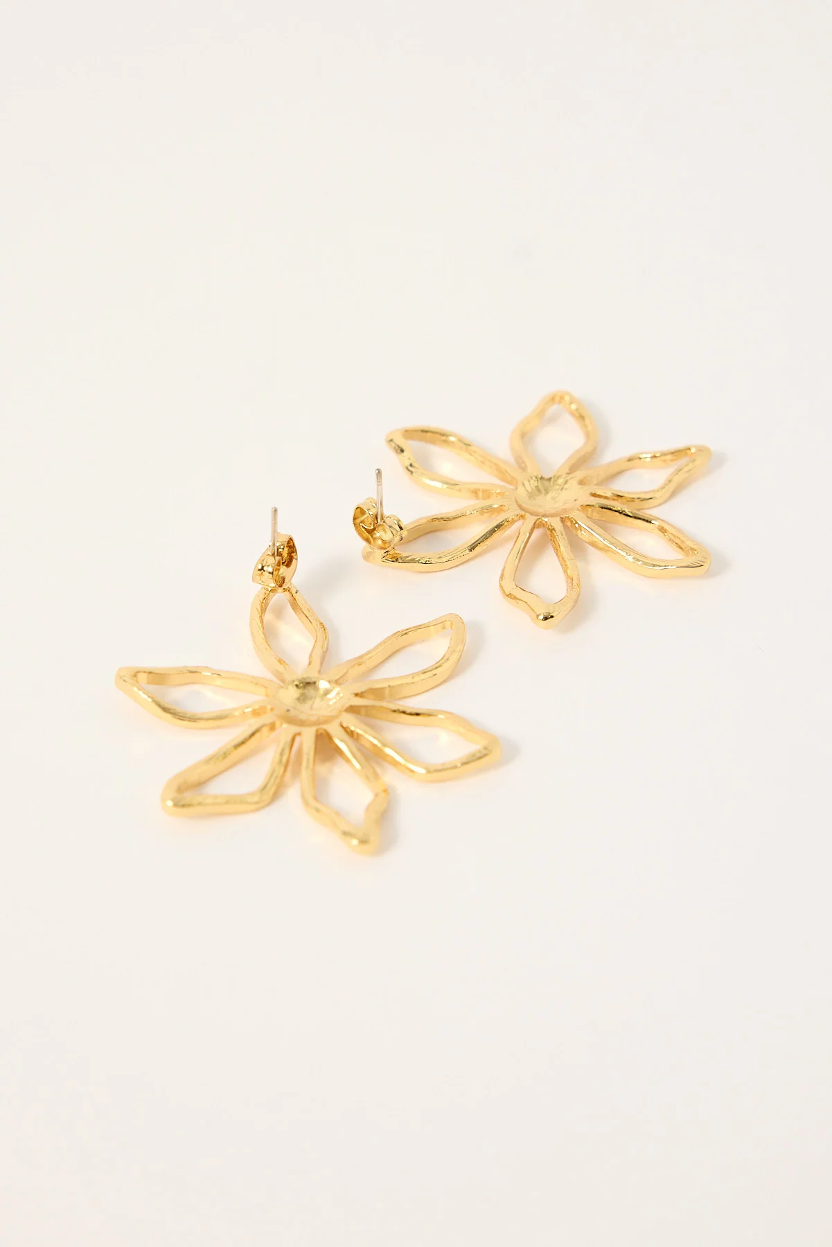 Perfect Stranger Nerine Floral Earrings 18K Gold Plated - Image 2
