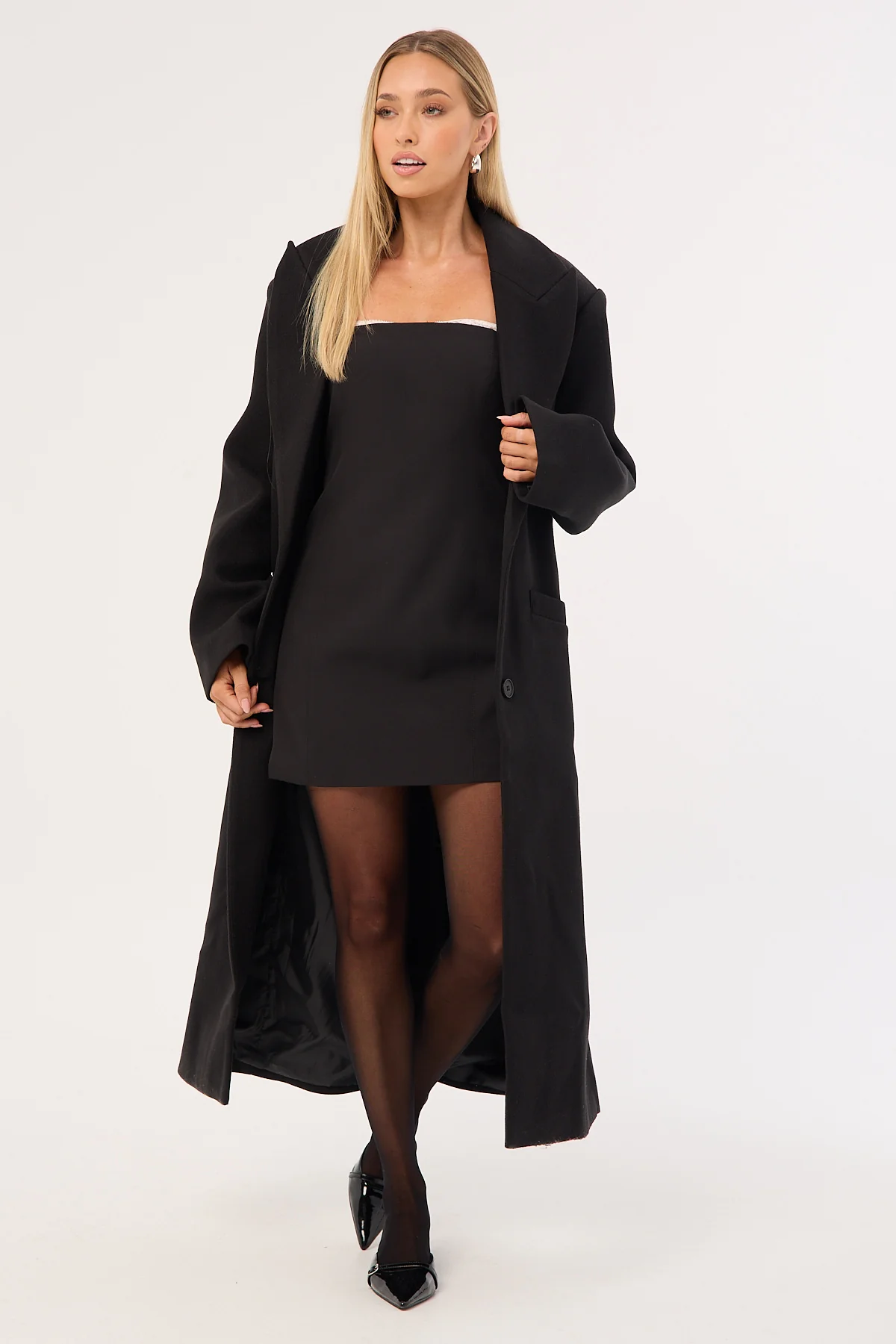 Perfect Stranger Perri Lace Strapless Dress Black - Image 2