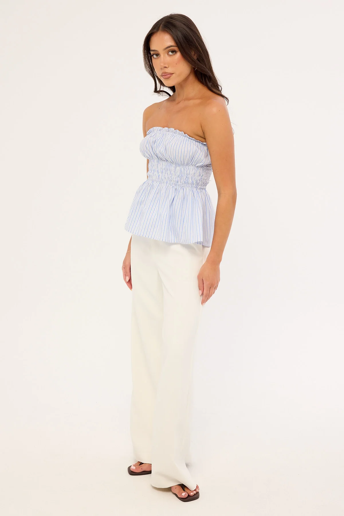 Perfect Stranger Robie High Rise Suiting Pants White - Image 4