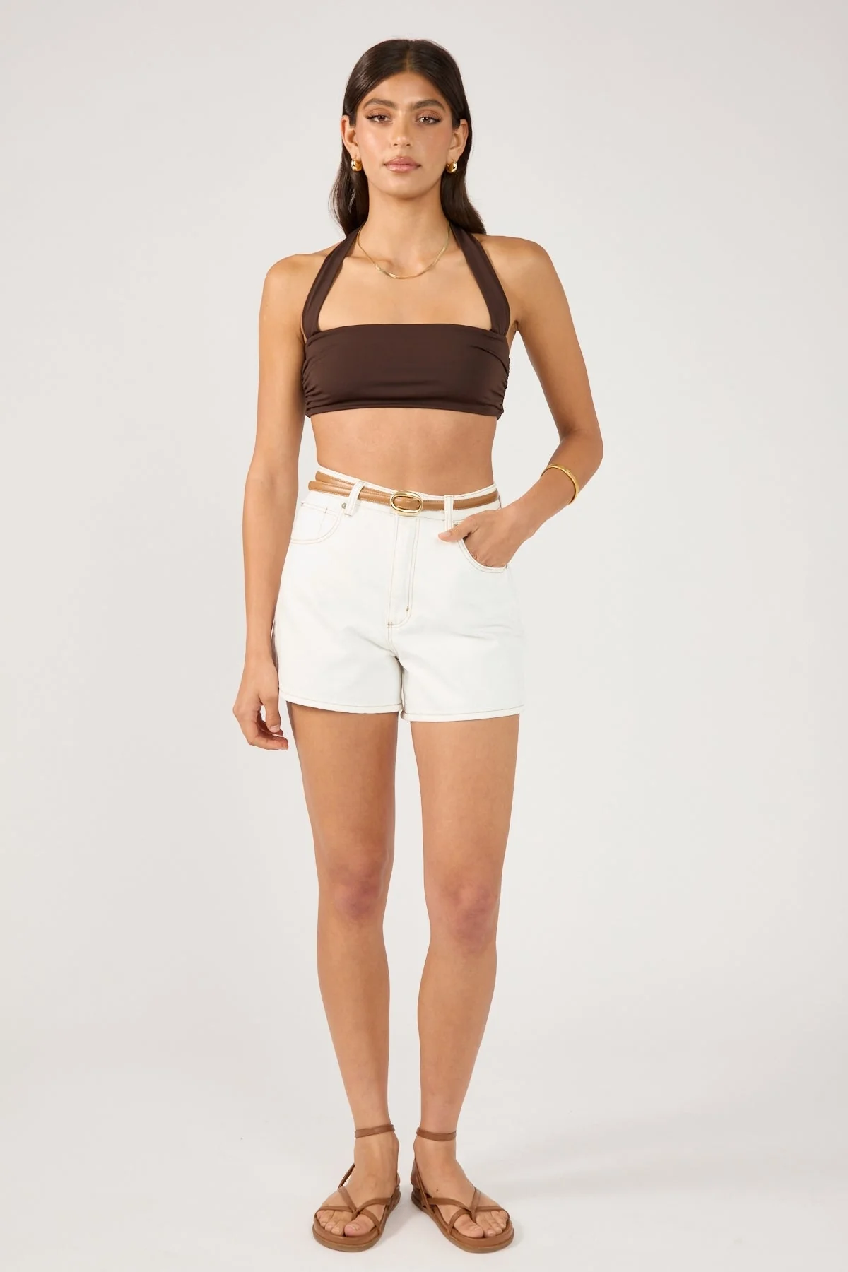 Perfect Stranger Rosewood Bralette Brown - Image 2
