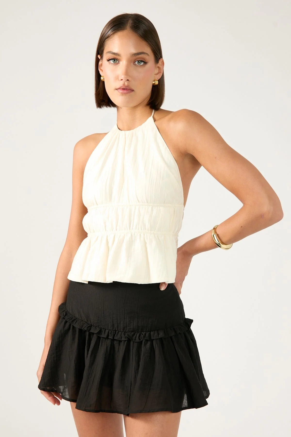 Perfect Stranger Sea Breeze Mini Skirt Black - Image 2