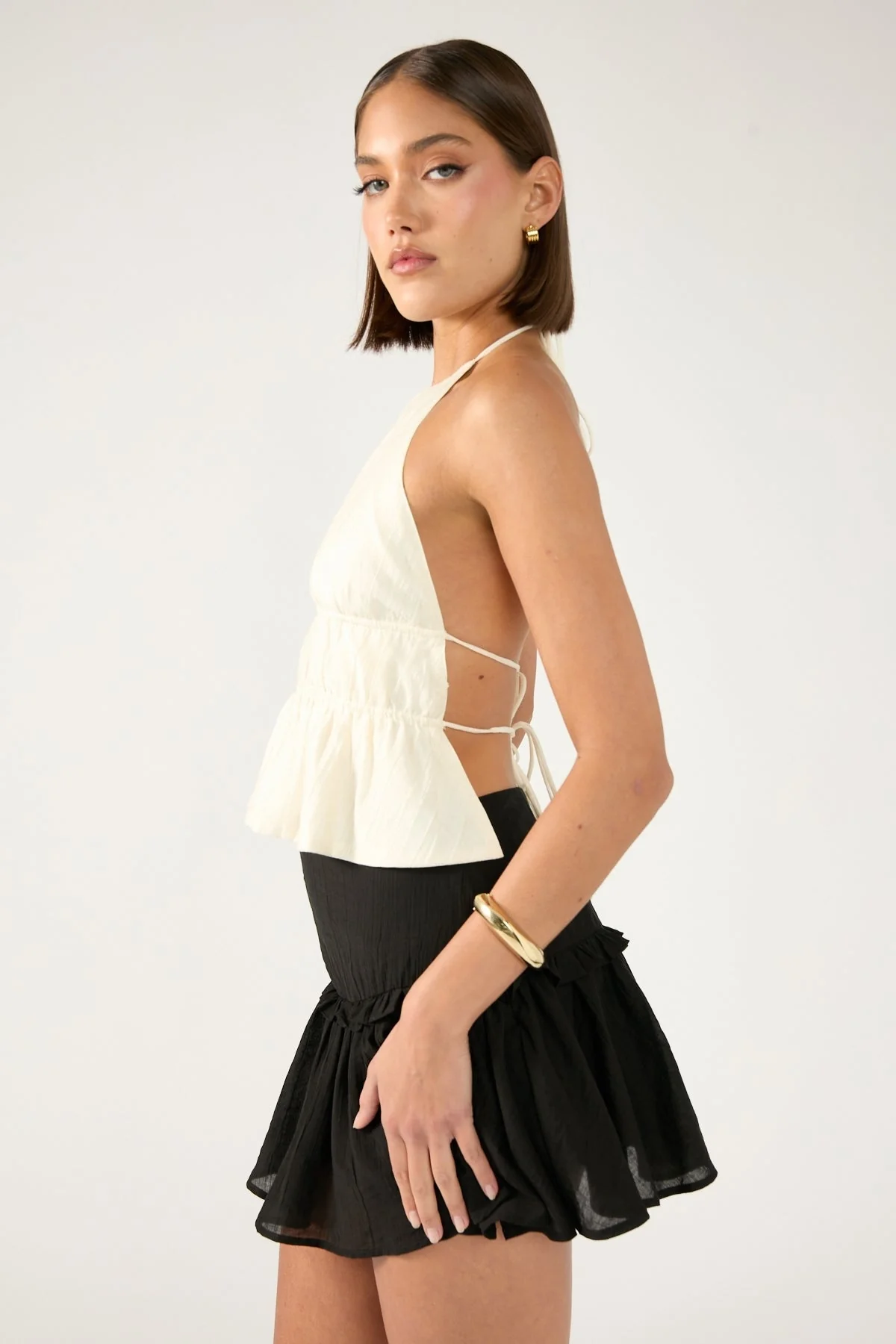 Perfect Stranger Sea Breeze Mini Skirt Black - Image 5