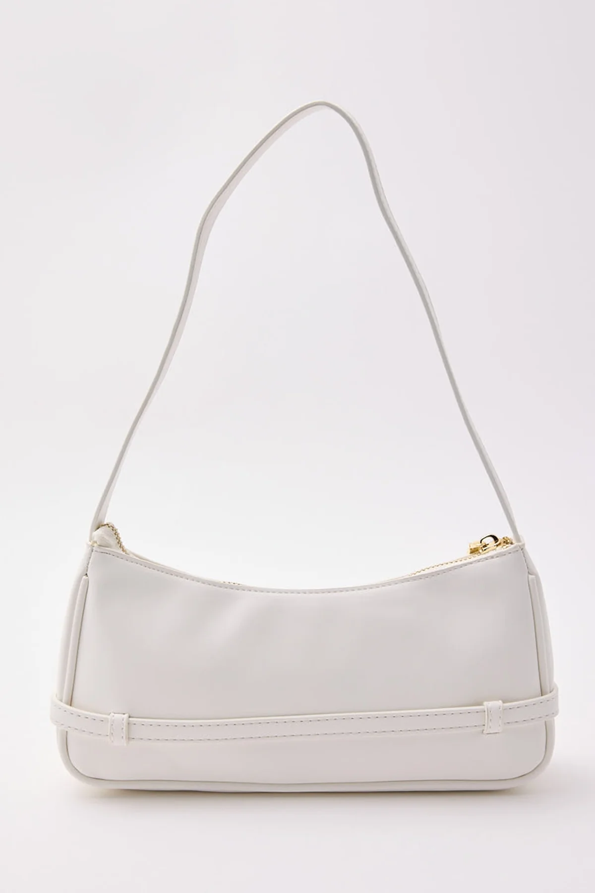 Perfect Stranger Selene Mini Buckle Handbag White - Image 4