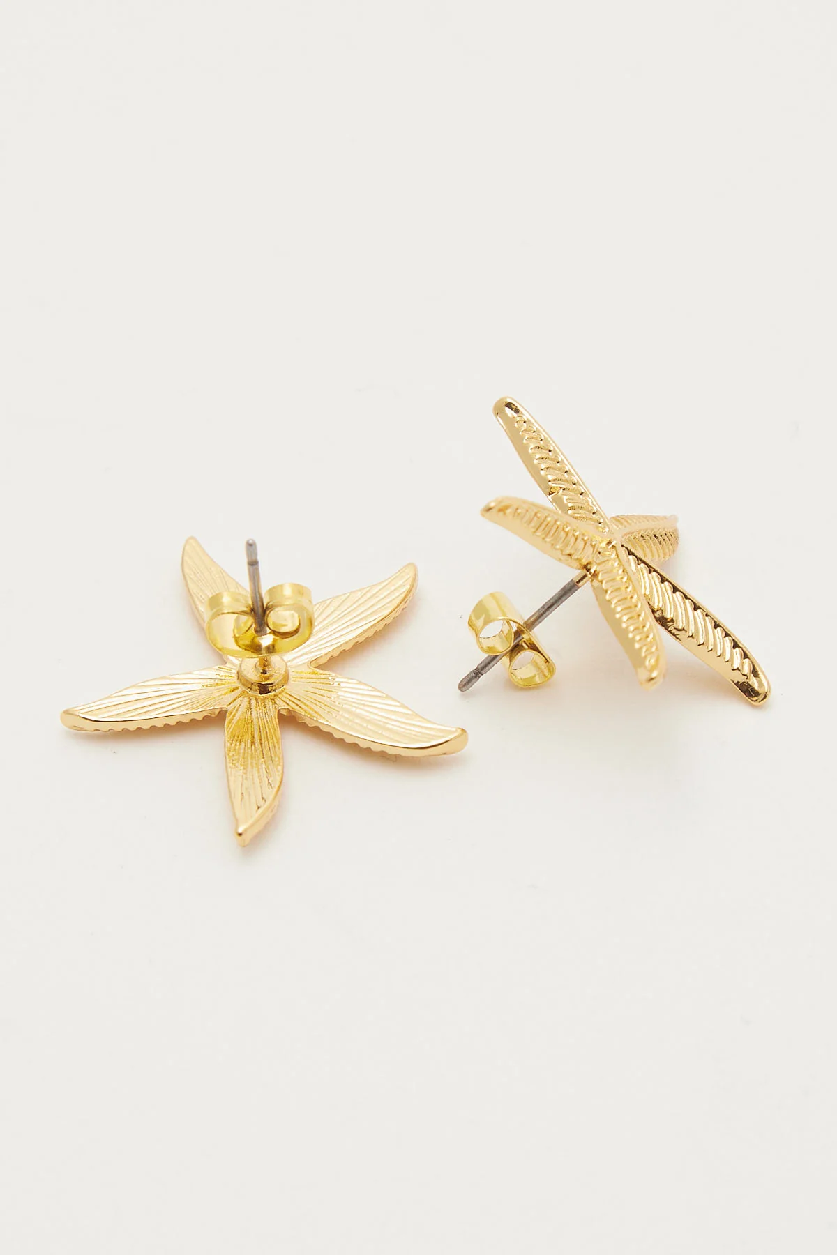 Perfect Stranger Starfish Stud Earring 18k Gold Plated Gold - Image 2