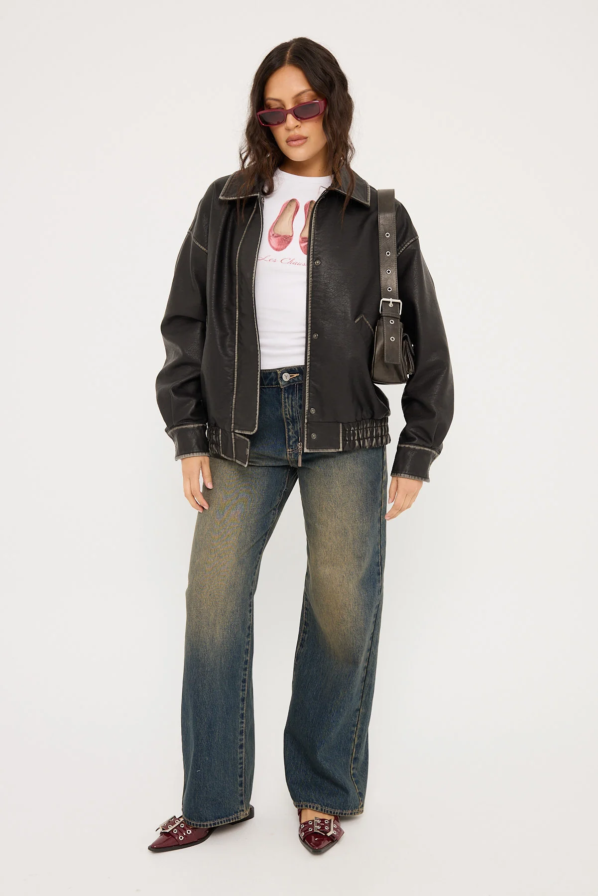 Perfect Stranger Washed Maxx Bomber Black - Image 4